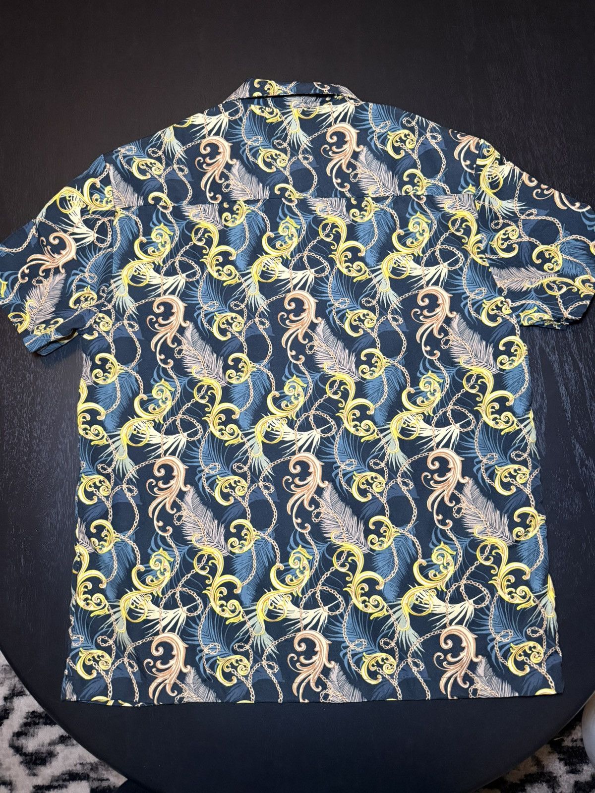 Other Blue and yellow short sleeve button-up shirt LevelTen Size US M / EU 48-50 / 2 - 2 Thumbnail