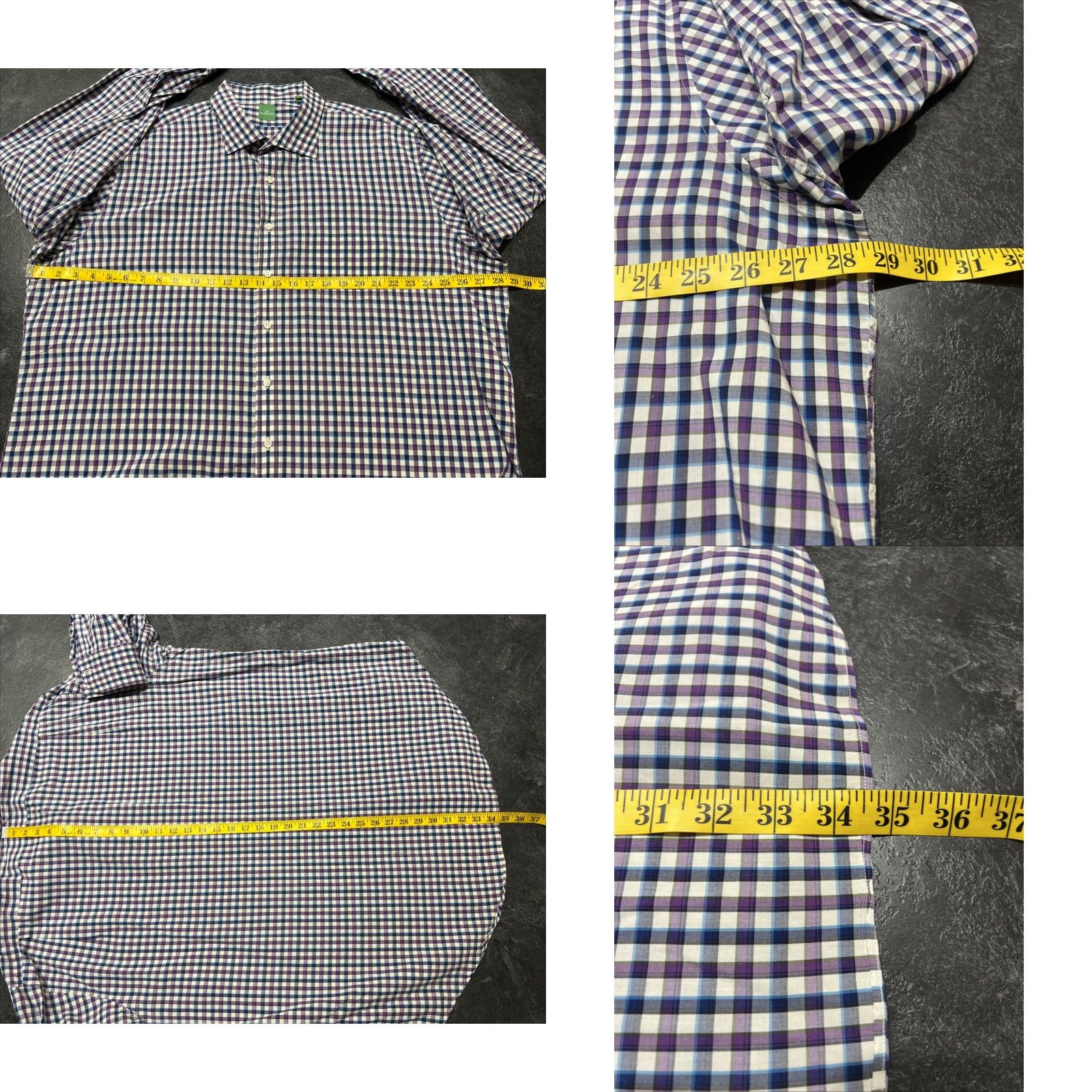 Sid Mashburn Sid Mashburn Plaid Handmade Shirt Men's 2XL XXL Oxford Preppy Button Down Size US XXL / EU 58 / 5 - 8 Thumbnail