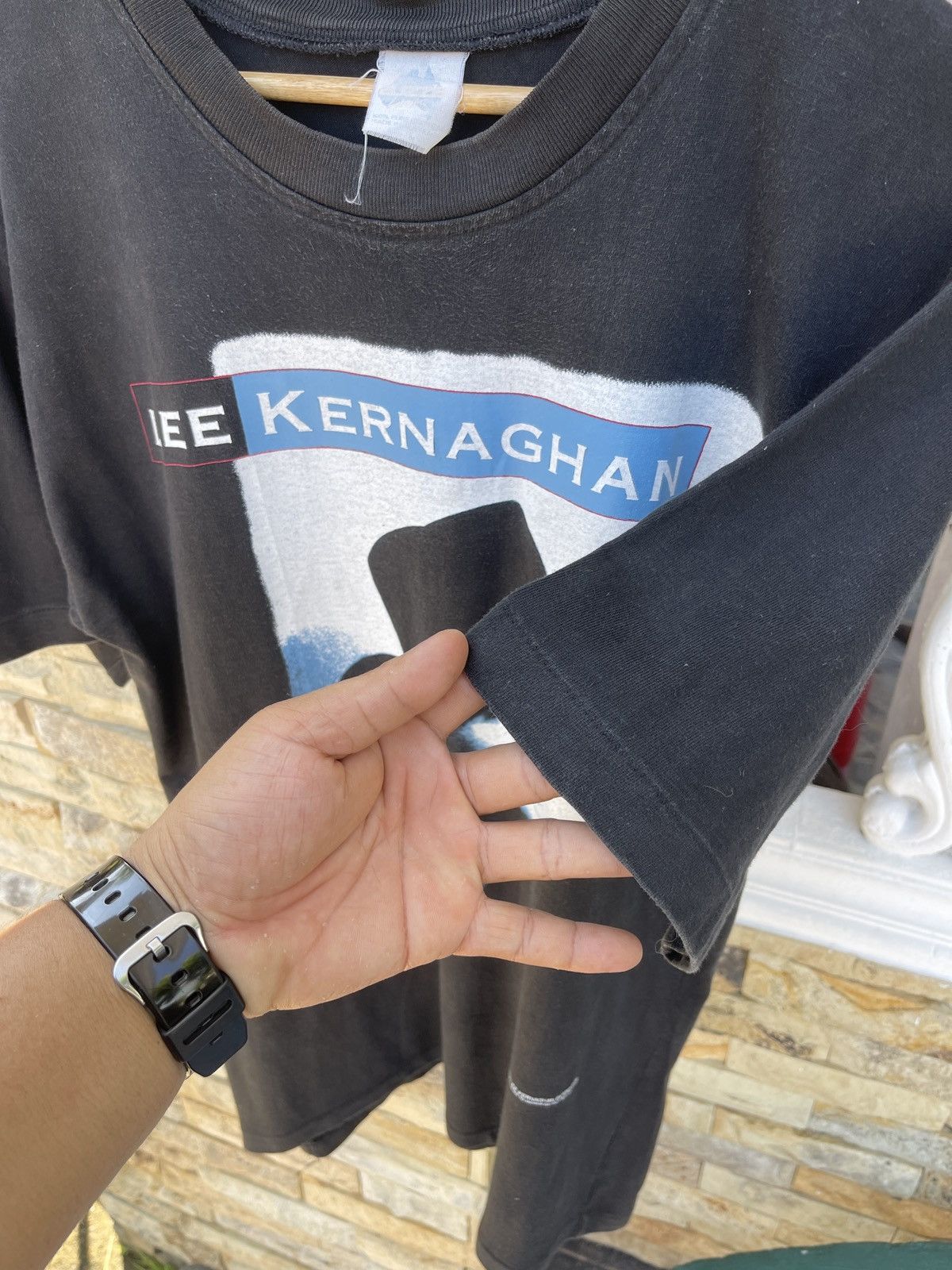 Band Tees Rare🔥Vtg90s LEE KERNAGHAN Three Chain Road T Shirt Size US L / EU 52-54 / 3 - 9 Thumbnail