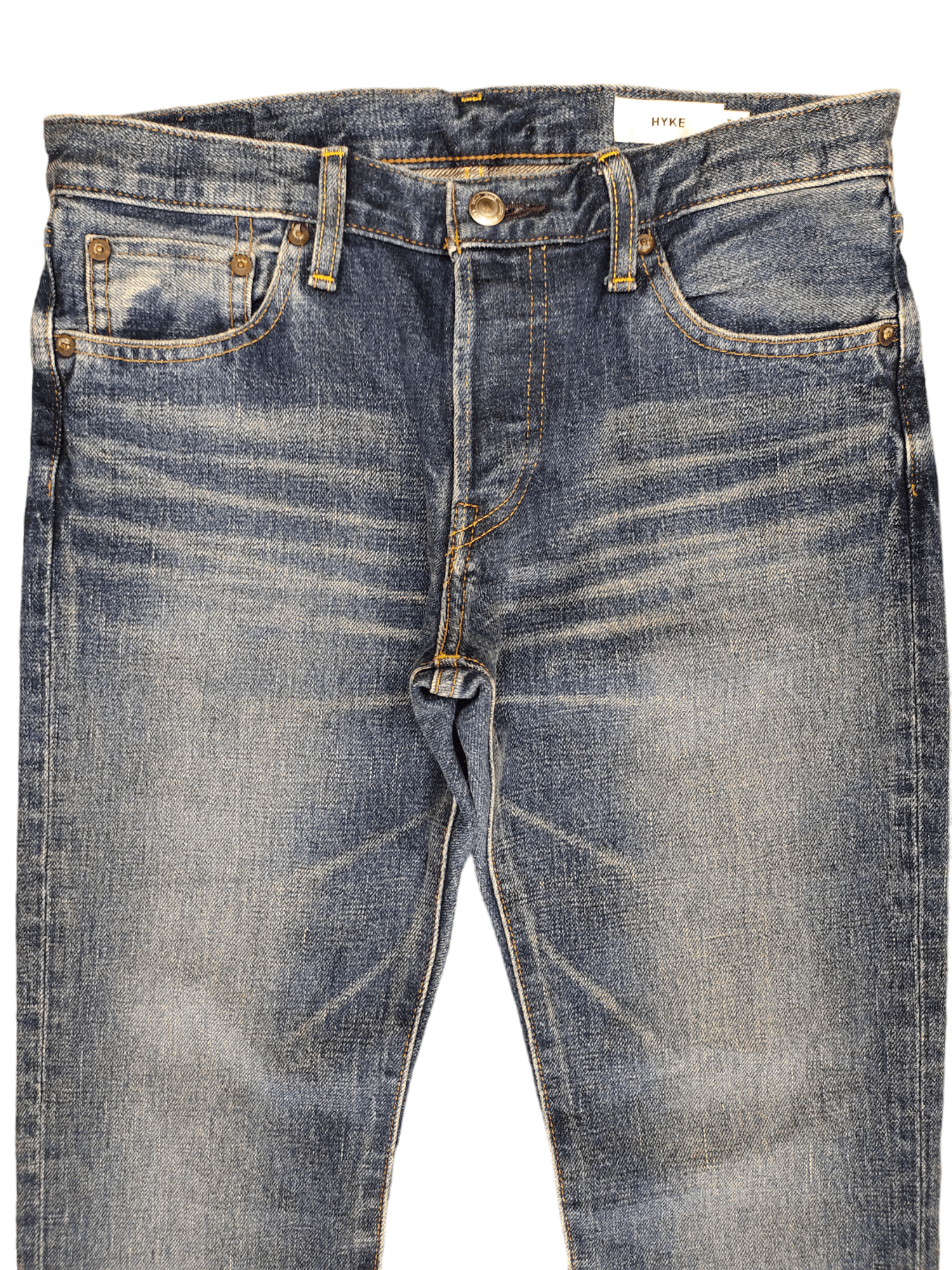 HYKE Japanese Brand Hyke Tight Straight Clawamarks Denim Jeans Size US 28 / EU 44 - 2 Thumbnail