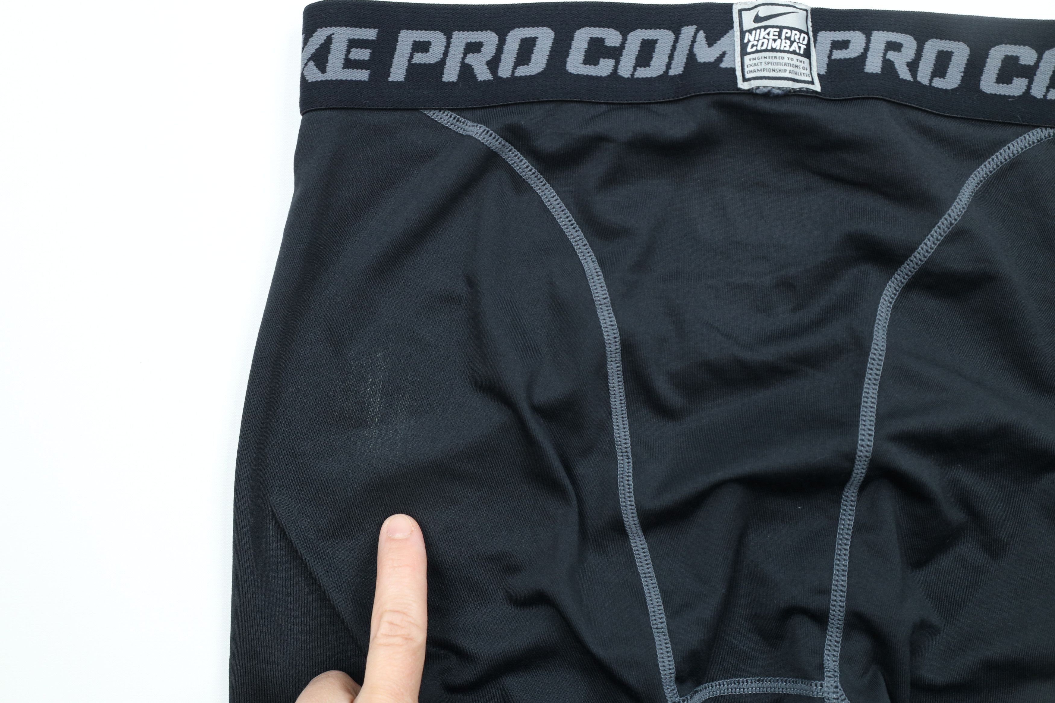 Nike × Vintage Nike Pro Combat Fit Training Gym Spandex Tights Pants Size US 36 / EU 52 - 13 Thumbnail