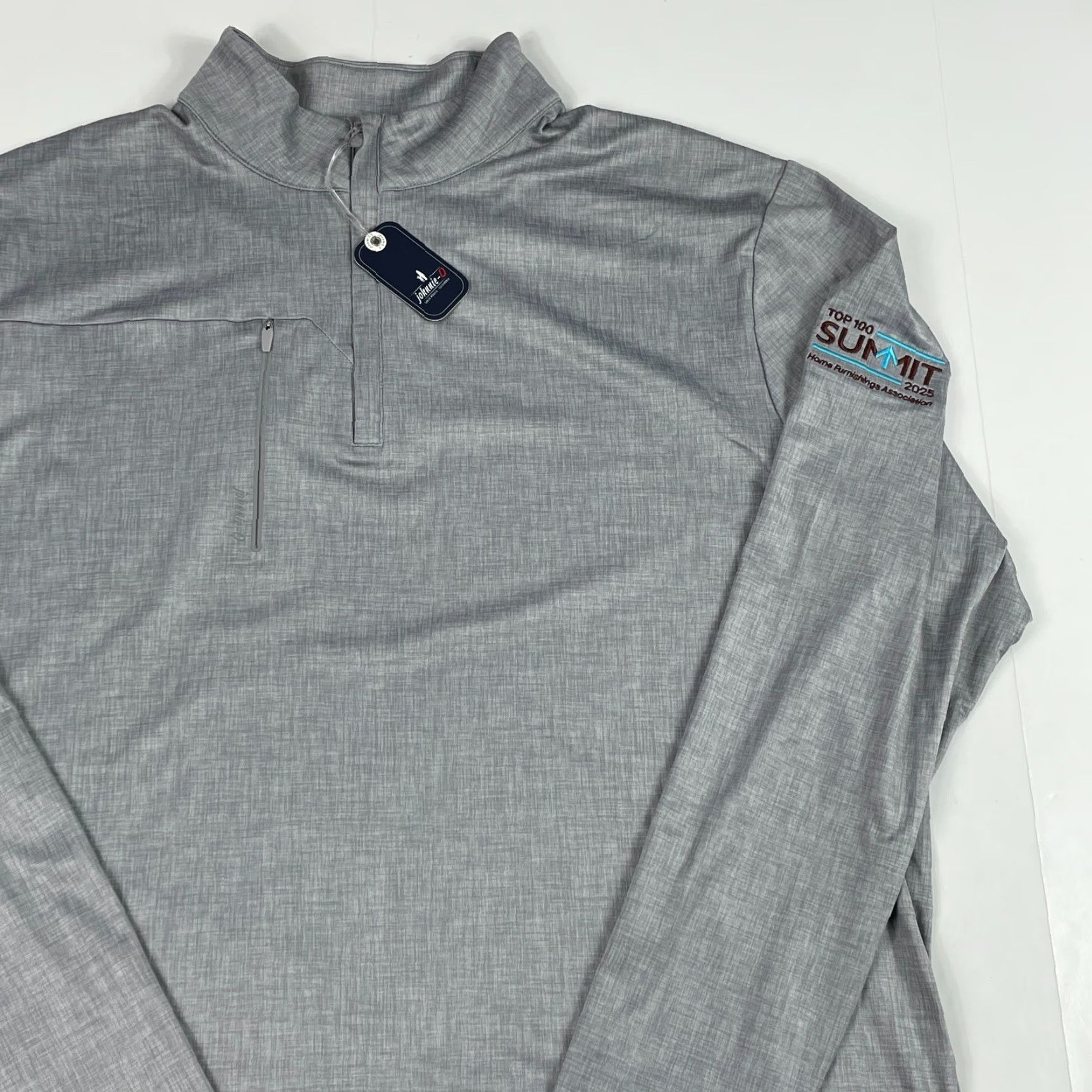 johnnie-O Johnnie O Shirt Mens L Gray Performance 1/4 Zip Pullover Golf Gym Activewear Casual Size US L / EU 52-54 / 3 - 3 Thumbnail