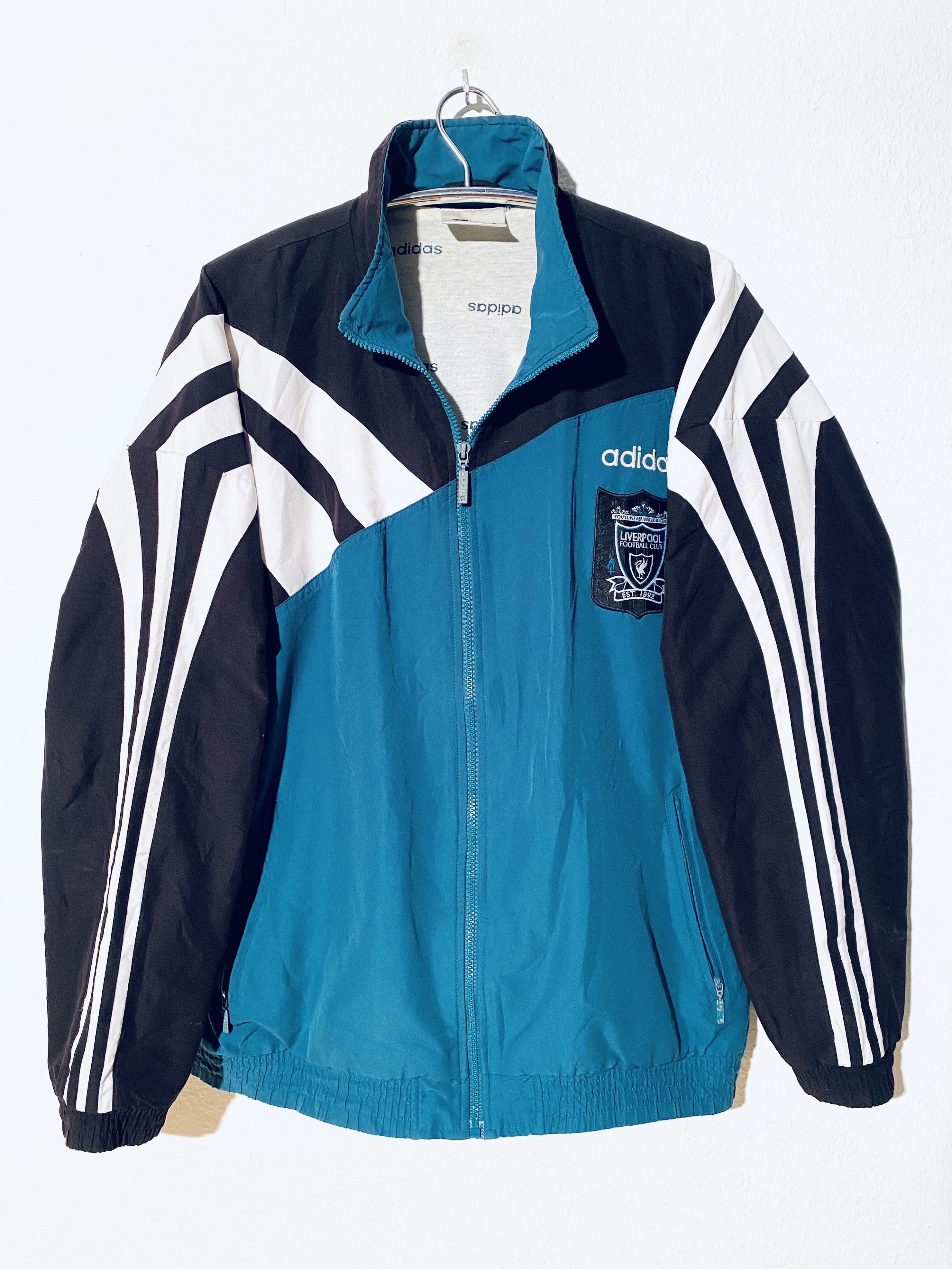 Adidas × Vintage Liverpool Track Training Jacket 1995 / 1996 Size US L / EU 52-54 / 3 - 1 Thumbnail