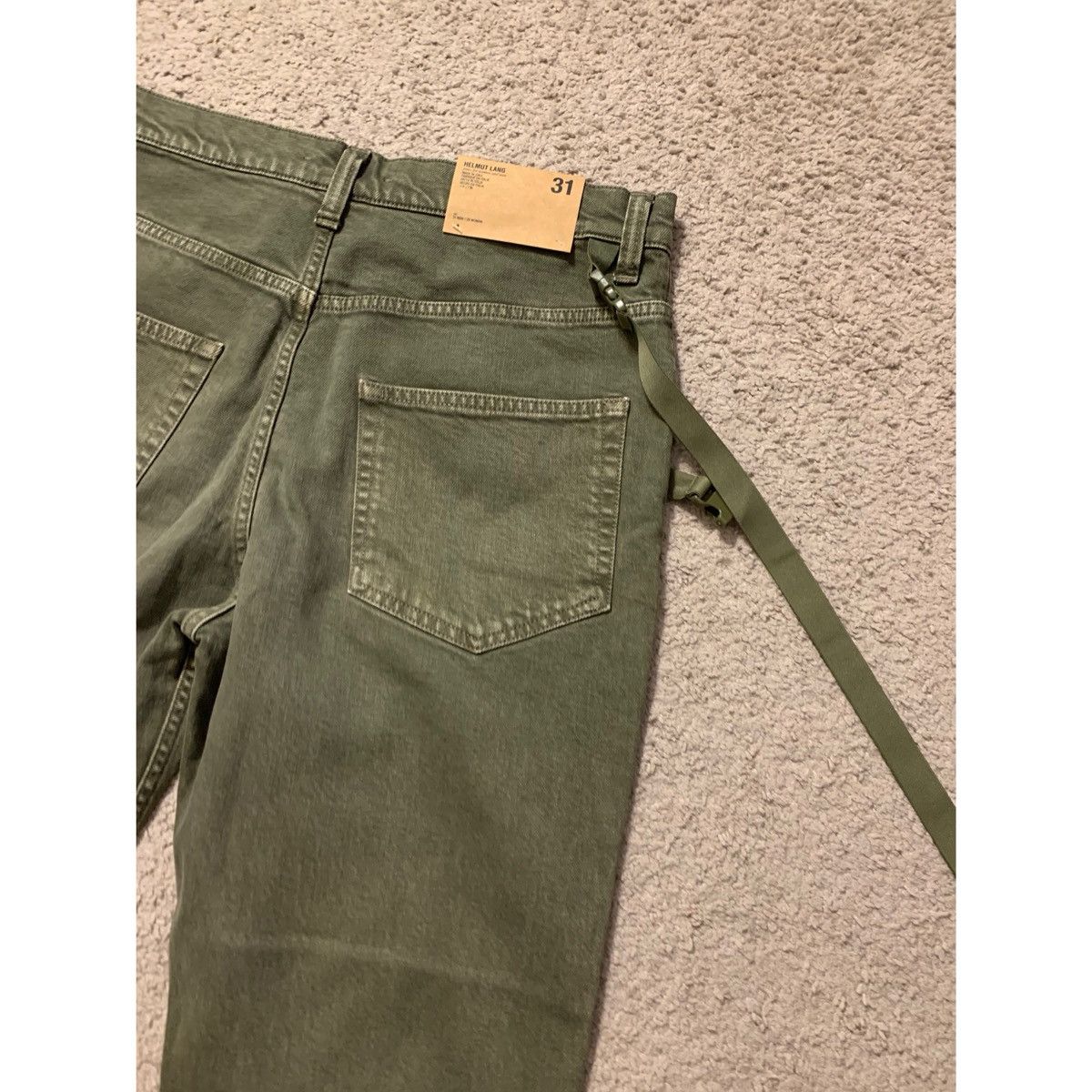 Helmut Lang HELMUT LANG STRAP JEANS Size US 31 - 9 Thumbnail