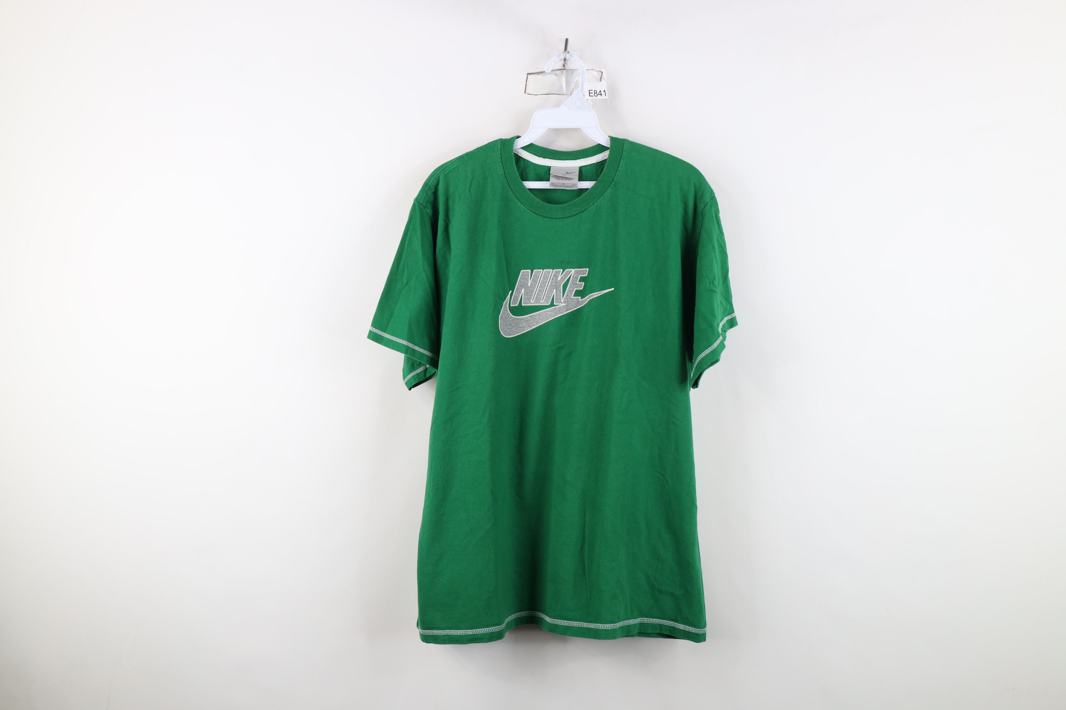 Nike Vintage 90s Y2K Nike Travis Scott Big Center Swoosh T-Shirt Size US XL / EU 56 / 4 - 1 Thumbnail