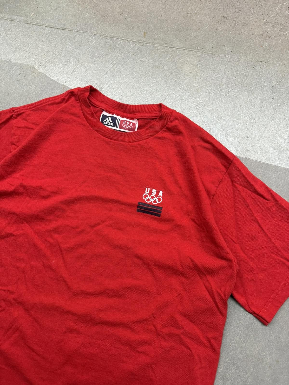 Adidas Vintage Y2K Adidas 2000 Olympics Team USA Graphic Tee Size US XL / EU 56 / 4 - 2 Thumbnail