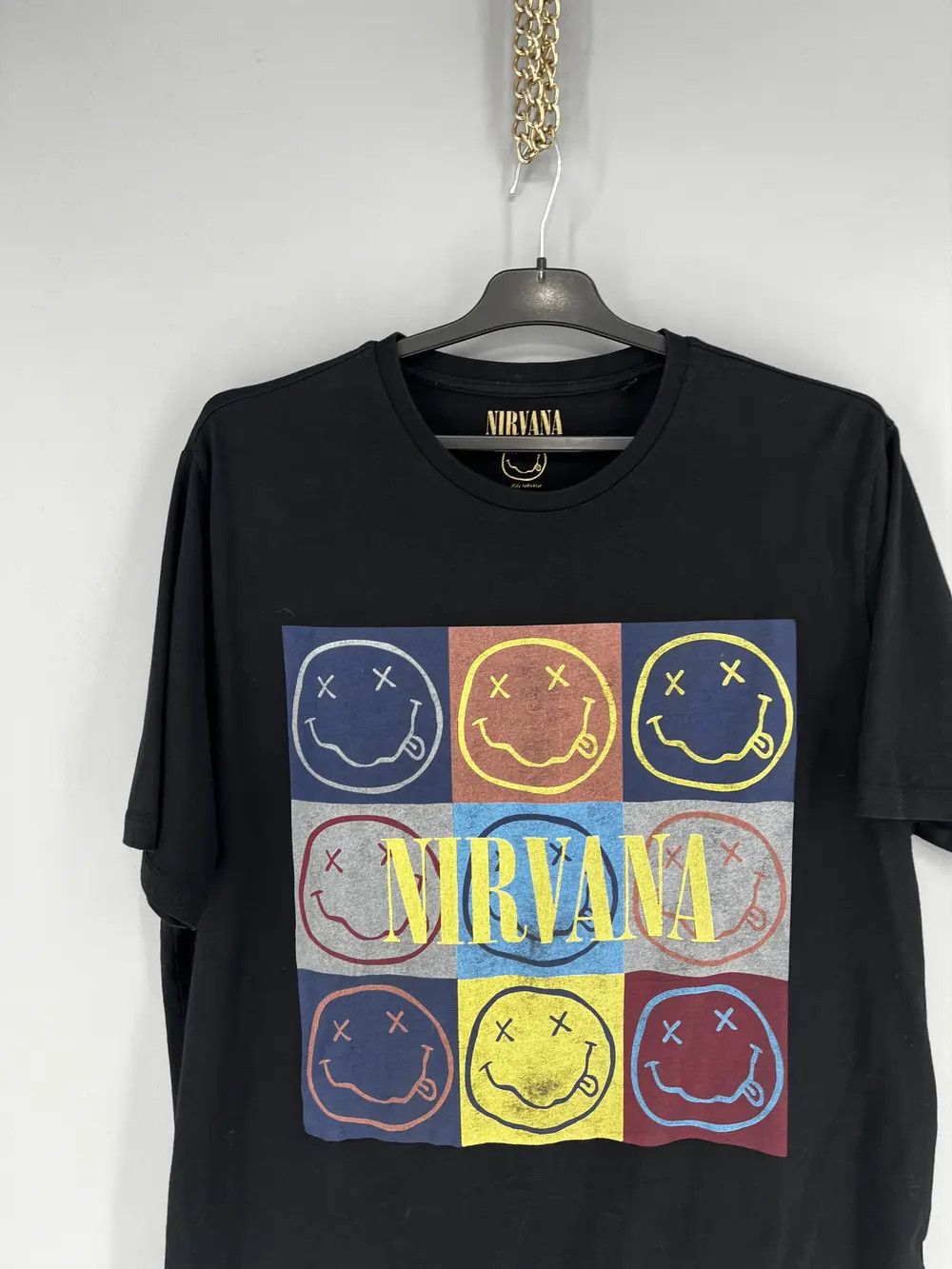 Band Tees × Vintage Nirvana Vintage Tee Men's Size L Black Short Sleeve Size US XXL / EU 58 / 5 - 6 Thumbnail