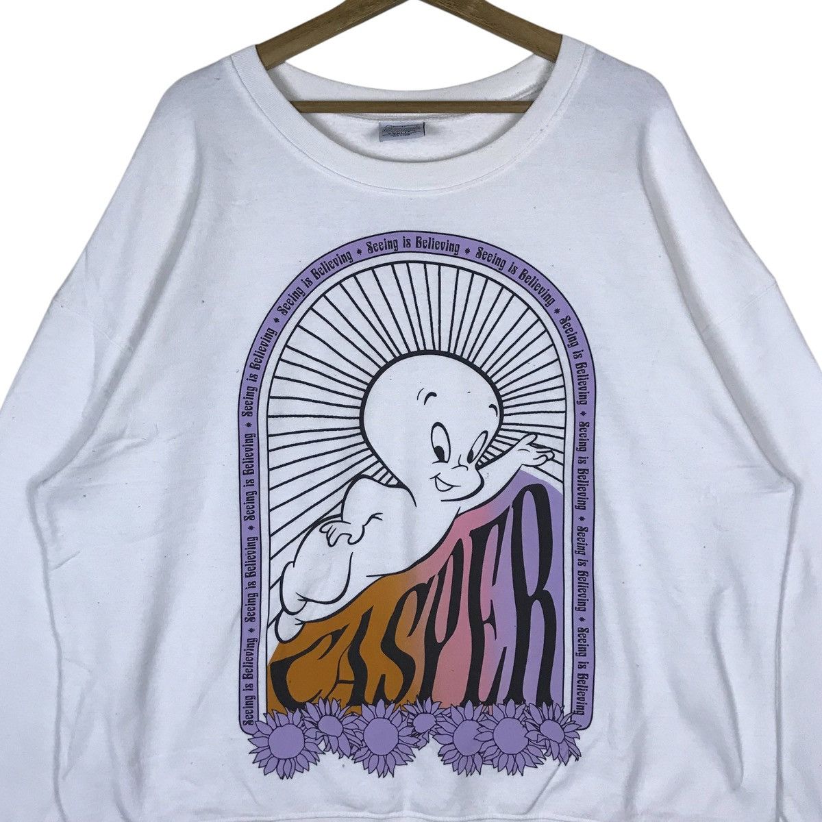 Vintage Vintage The Friendly Ghost Casper Pullover Jumper Sweatshirt Size US XXL / EU 58 / 5 - 2 Thumbnail