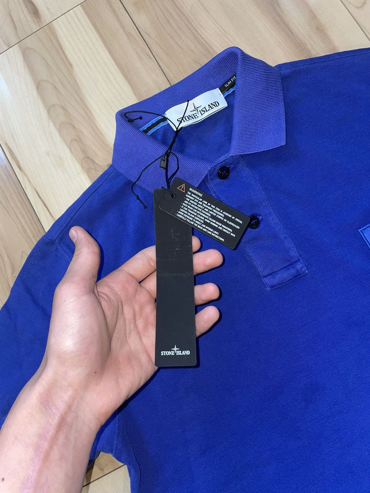 Stone Island NEW with tags Polo T-Shirt Stone Island patch program Size US S / EU 44-46 / 1 - 5 Thumbnail