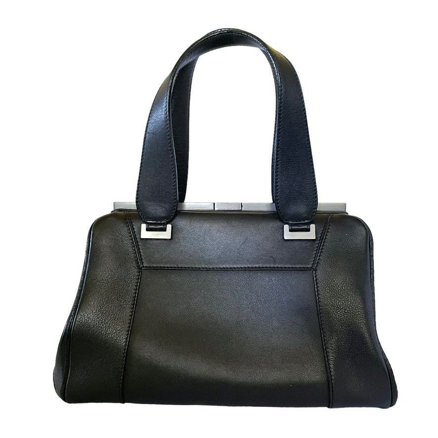 Other RARE L'Wren Scott Lula Black Leather Handbag Shoulder Purse Size ONE SIZE - 2 Thumbnail
