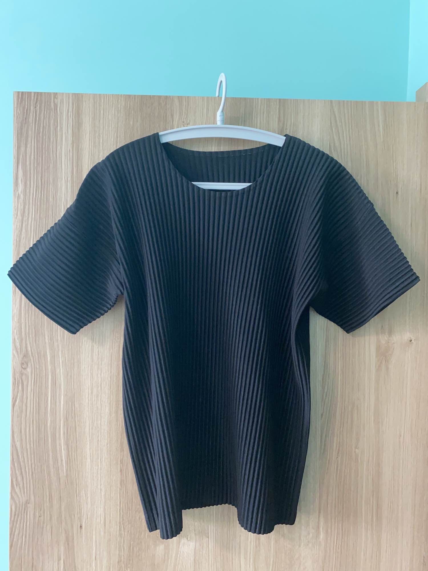 Issey Miyake Homme Plissé Issey Miyake Pleated Short Sleeve T-Shirt Size Size US L / EU 52-54 / 3 - 1 Thumbnail