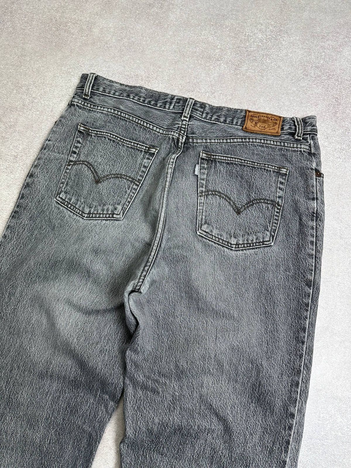 Levi's Vintage Levis Silver Tab Baggy Gray Jeans Rare 38x34 Size US 38 / EU 54 - 2 Thumbnail