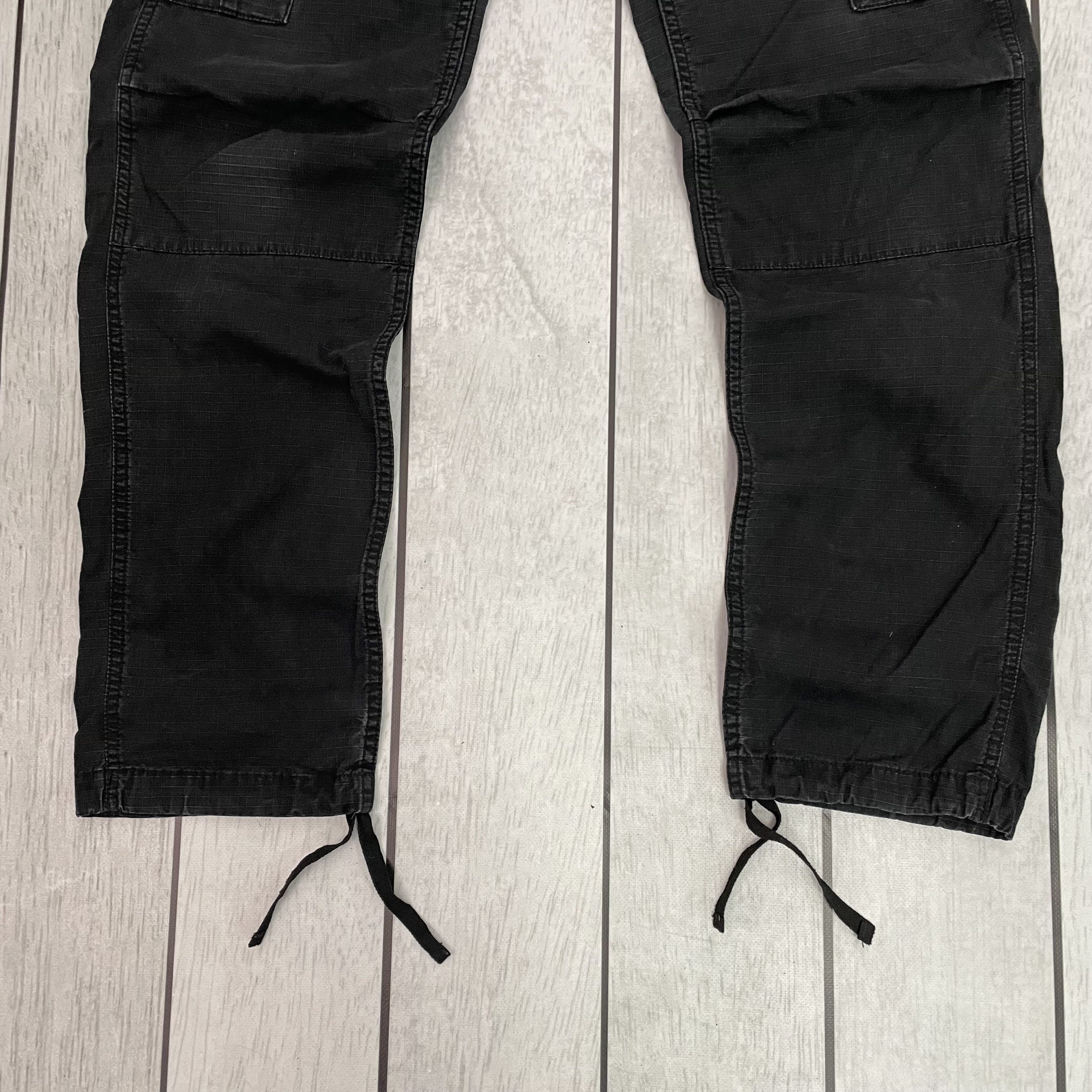 Carhartt Custom Carhartt Black Cargo Pants, Upcycled AK -47 Graphic Size US 32 / EU 48 - 4 Thumbnail