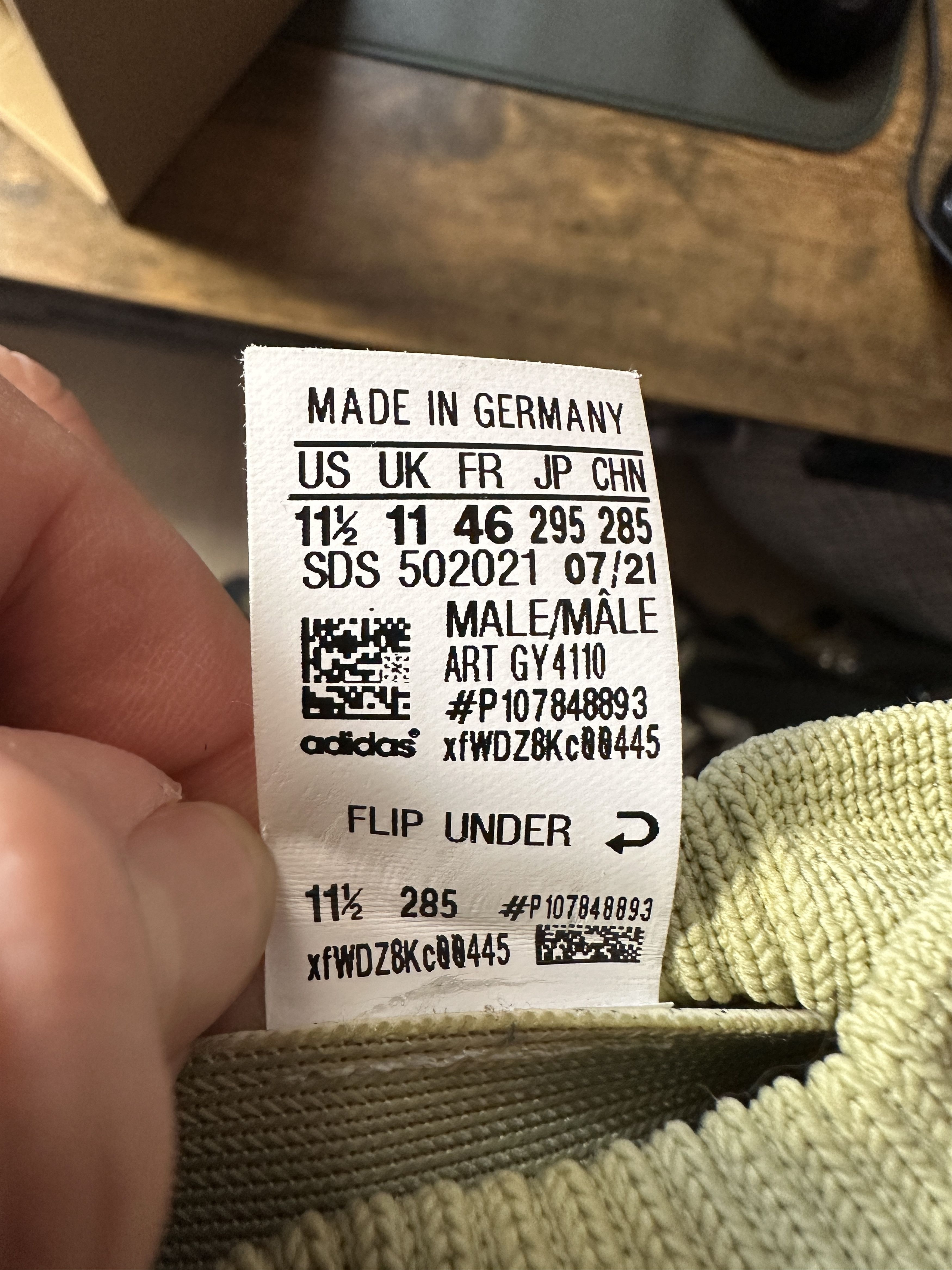 Adidas Adidas Yeezy 450 "Resin" Size US 11.5 / EU 44-45 - 4 Thumbnail