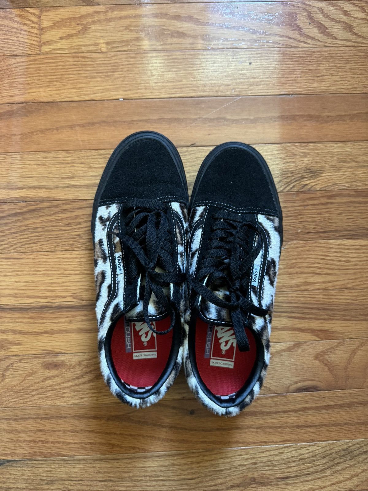 Supreme vans leopard clearance