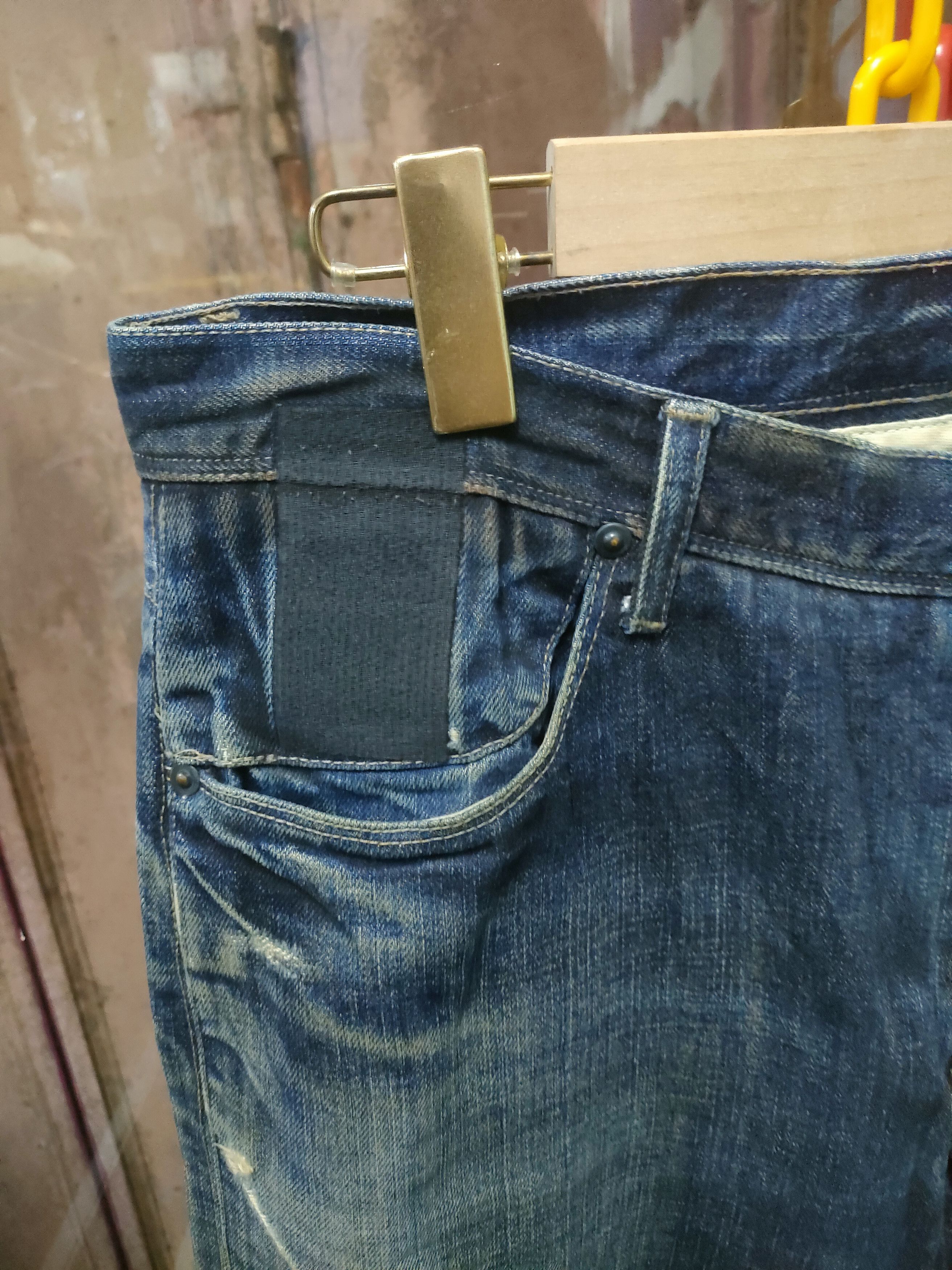Rick Owens Owens'Slab MKD2804 Selvedge Jeans Size US 34 / EU 50 - 10 Thumbnail