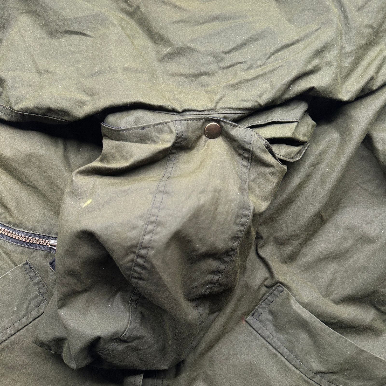 Other Vintage Rigor Waxed Cotton Jacket Mens Small Olive Green Size US S / EU 44-46 / 1 - 9 Thumbnail