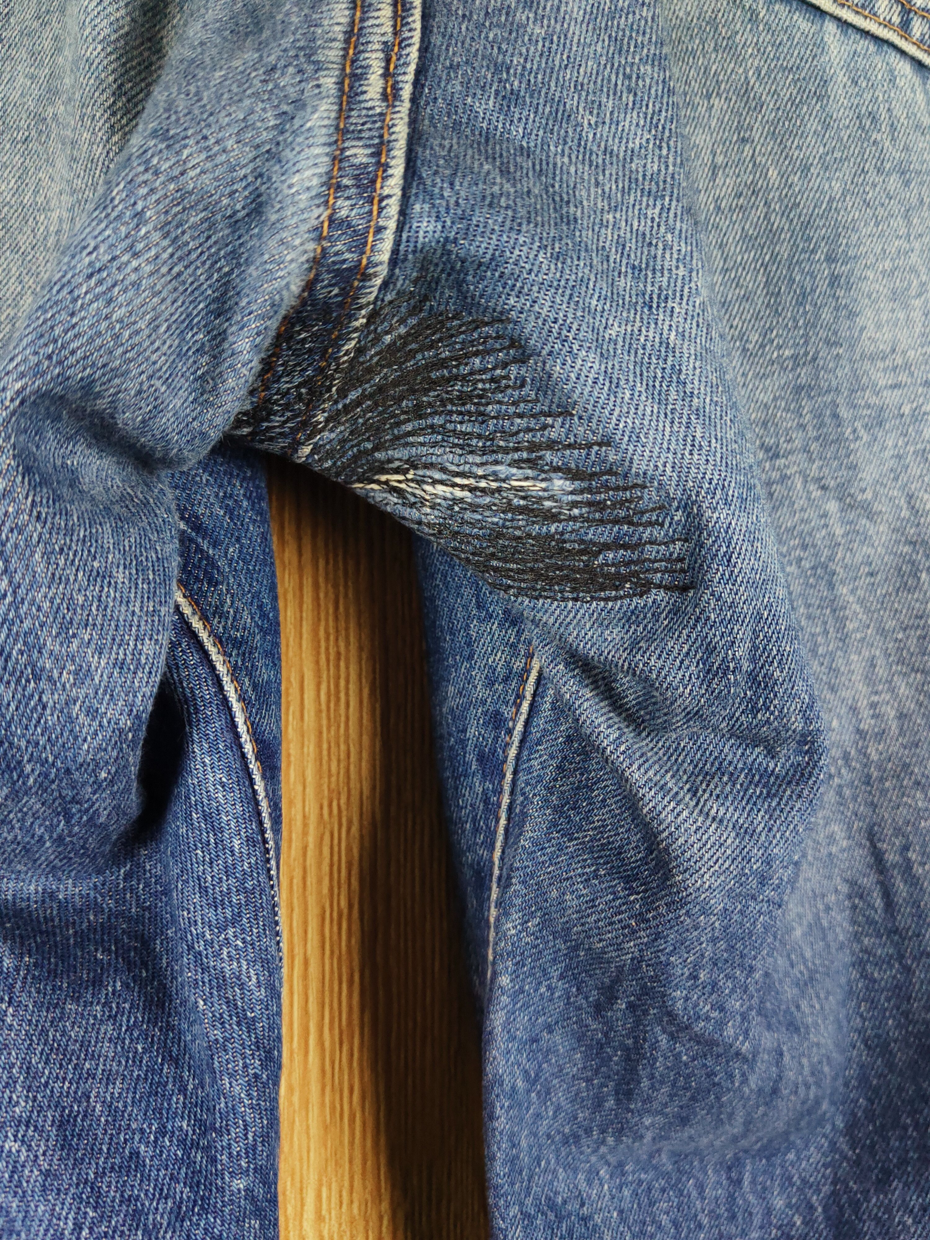 Gap 90' loose Gap Blue Distressed Ripped Jeans #S2717 Size US 34 / EU 50 - 10 Thumbnail