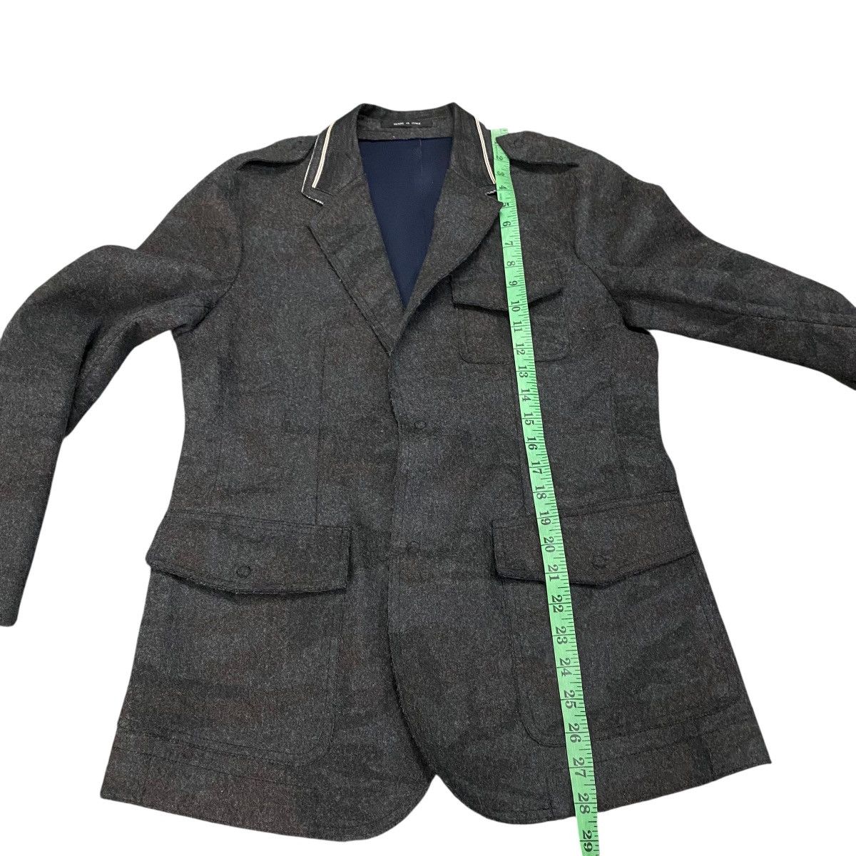 Emporio Armani Emporio Armani Camouflage Wool Blazer Jacket 46 Size EU Size 46R - 15 Thumbnail