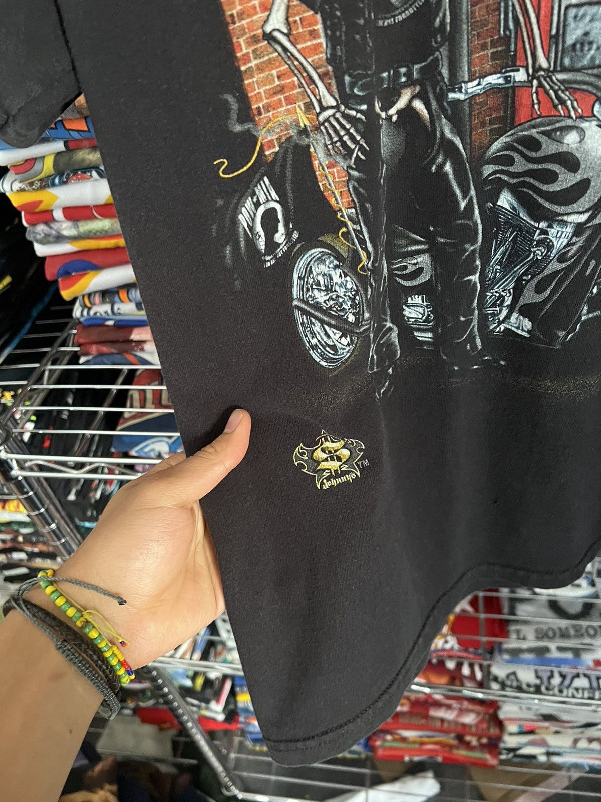 Harley Davidson 2000s Sturgis Skull Johnny’s Lived to Ride Choppers Tee Size US L / EU 52-54 / 3 - 4 Thumbnail