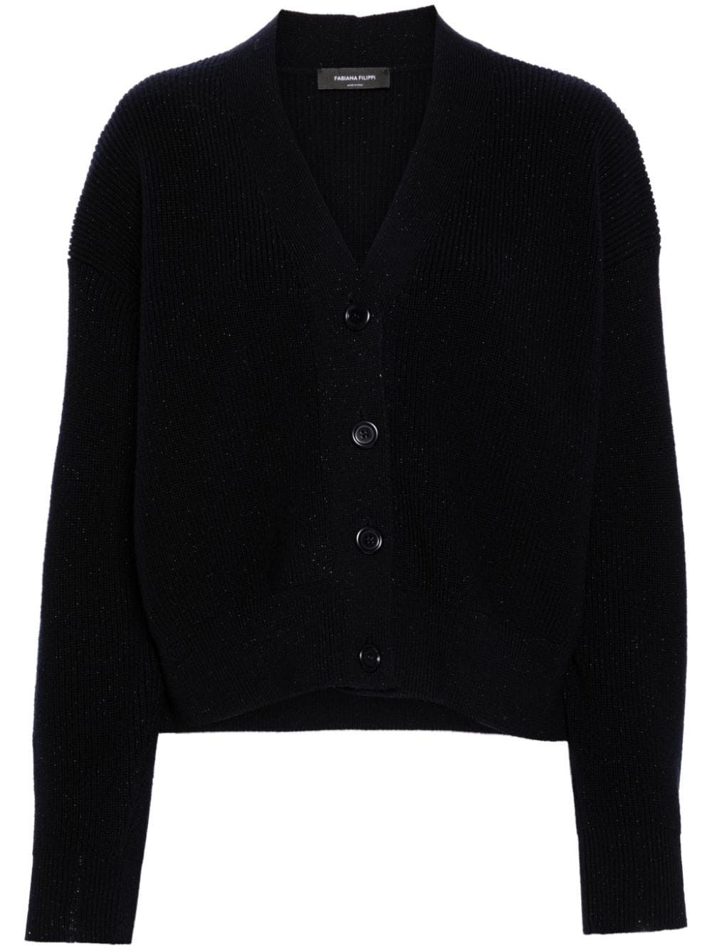 Fabiana Filippi WOOL BLEND CARDIGAN Size S / US 4 / IT 40 - 1 Thumbnail