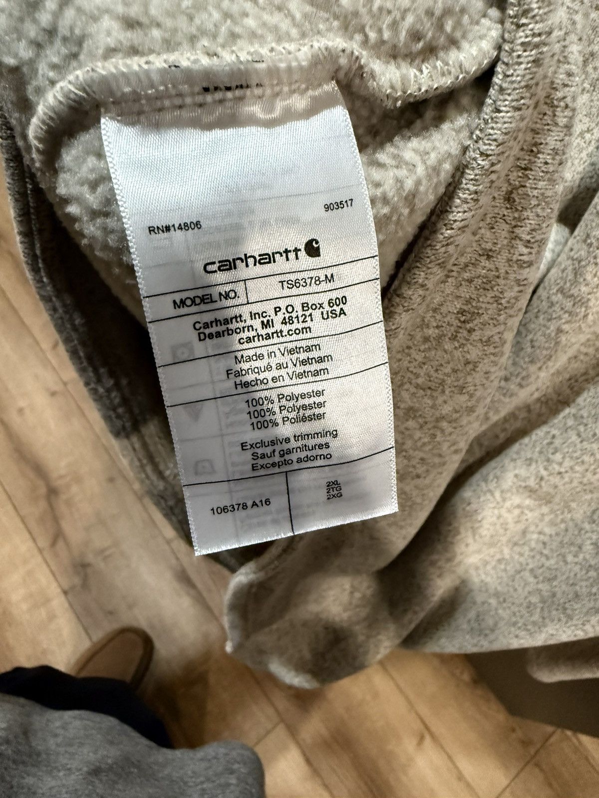 Carhartt Carhartt half zip Size US XXL / EU 58 / 5 - 7 Thumbnail