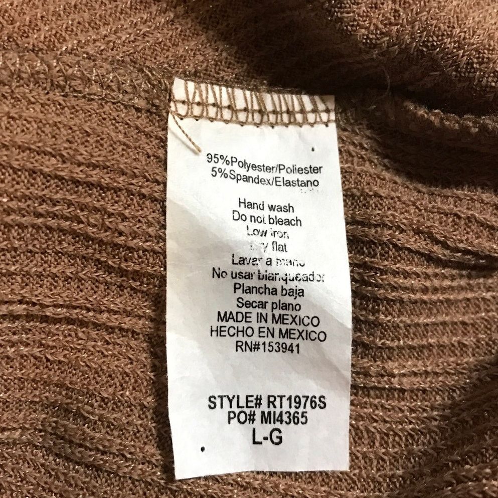 Other Misia Brown V-neck Short Sleeve T-shirt L Size L / US 10 / IT 46 - 4 Thumbnail