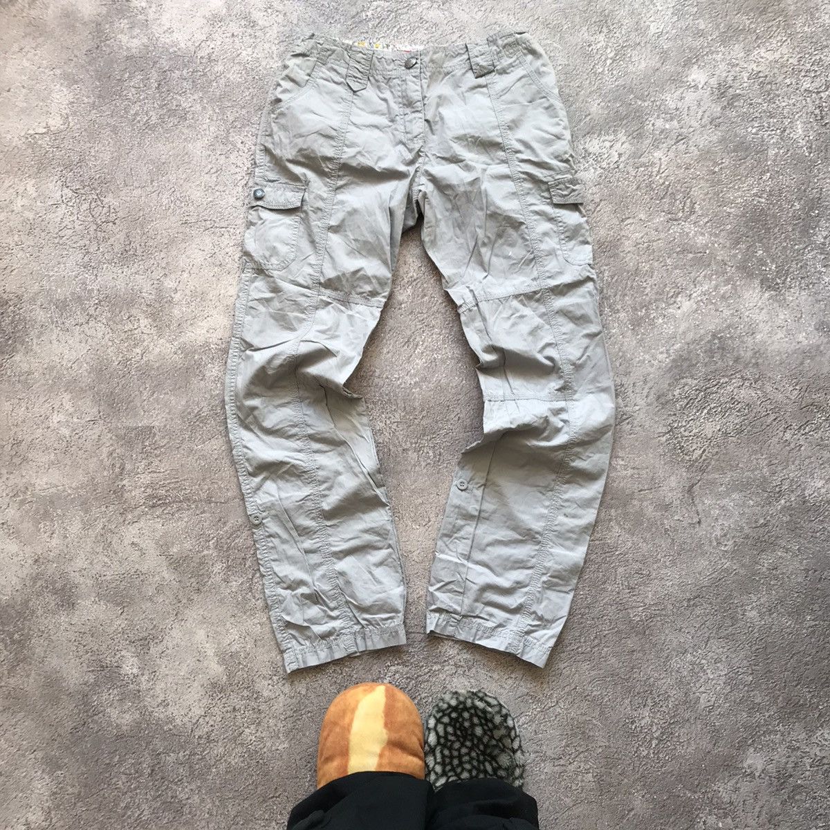 Vintage Vintage 90s Baggy Cargo Pants Parachute Flared Streetwear 30 Size 30" / US 8 / IT 44 - 2 Thumbnail