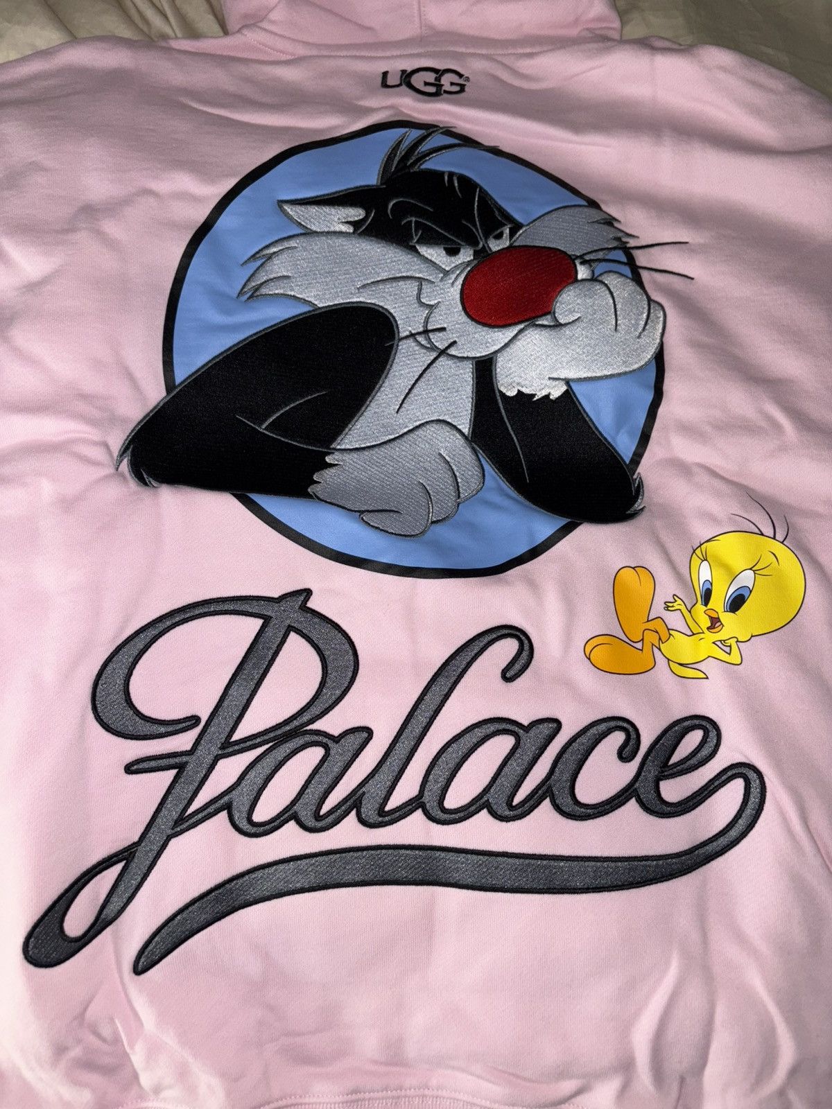 Palace × Ugg Palace x UGG x Looney Tunes Palath Hoodie Pink Size US S / EU 44-46 / 1 - 2 Thumbnail
