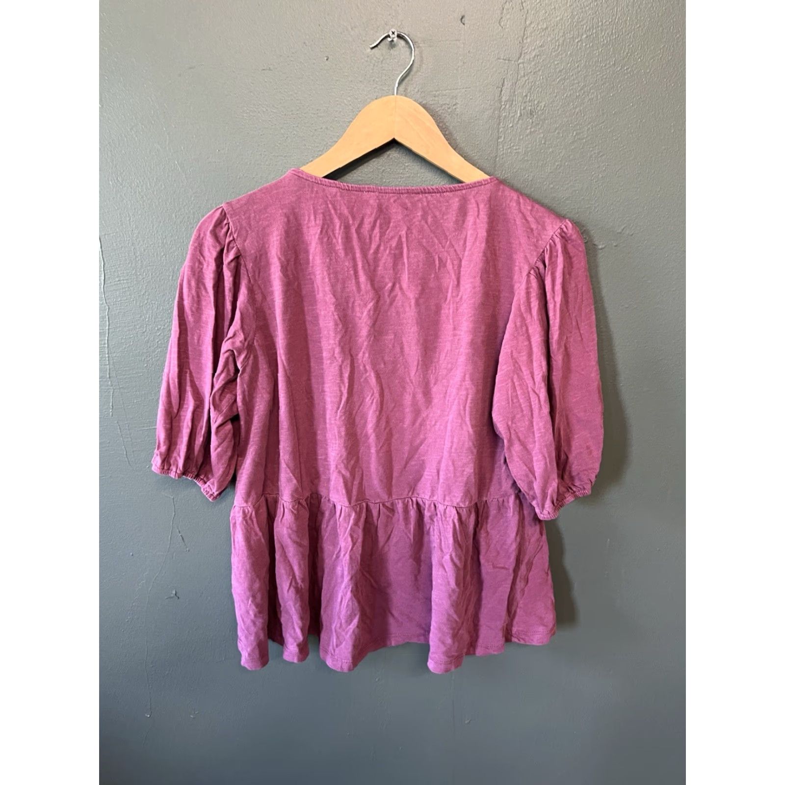 Lucky Brand Lucky Brand Purple Blouse Tunic Womens M Size Purple Size M / US 6-8 / IT 42-44 - 2 Thumbnail