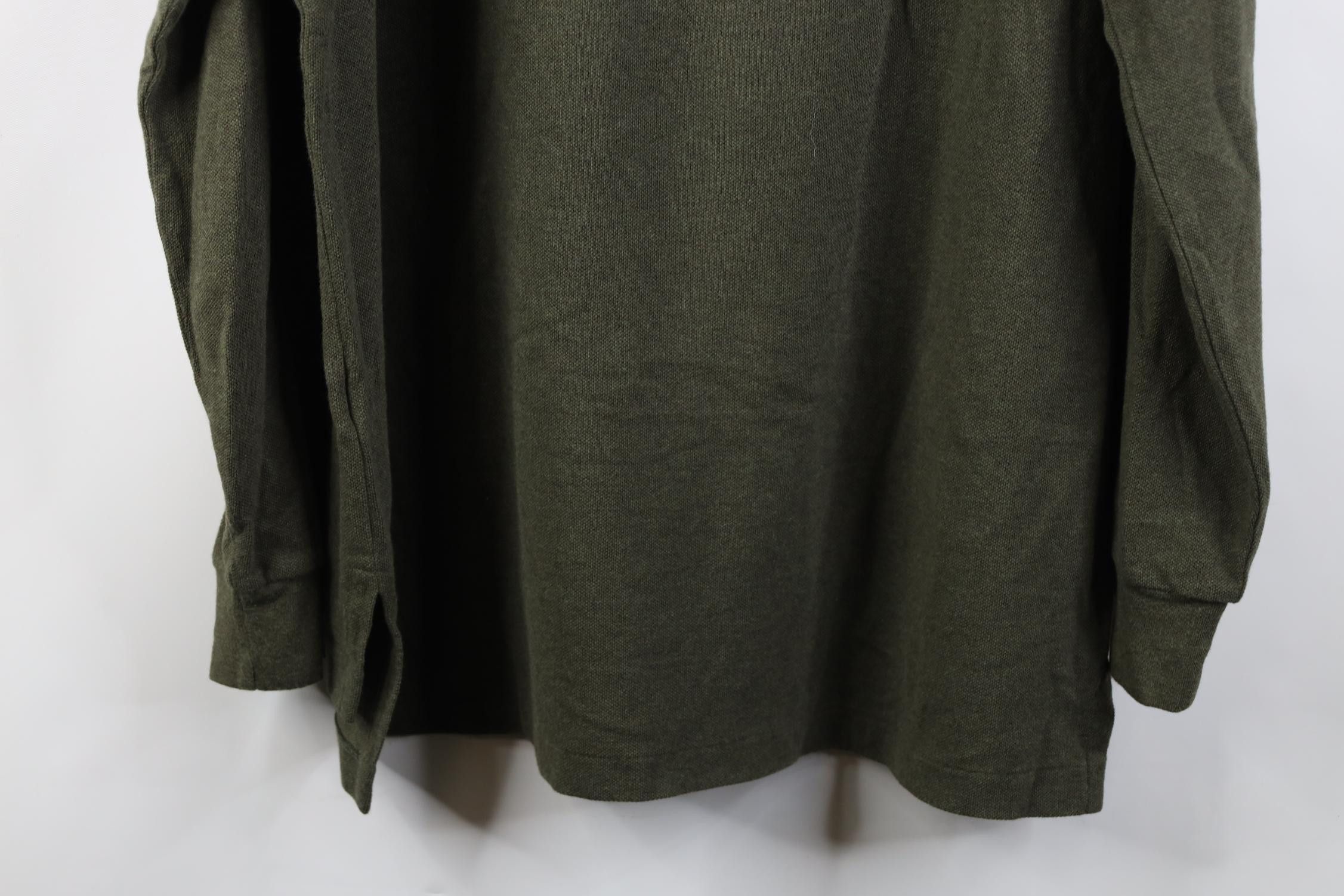 Polo Ralph Lauren Vintage 90s Ralph Lauren Long Sleeve Rugby Polo Green USA Size US XL / EU 56 / 4 - 13 Thumbnail