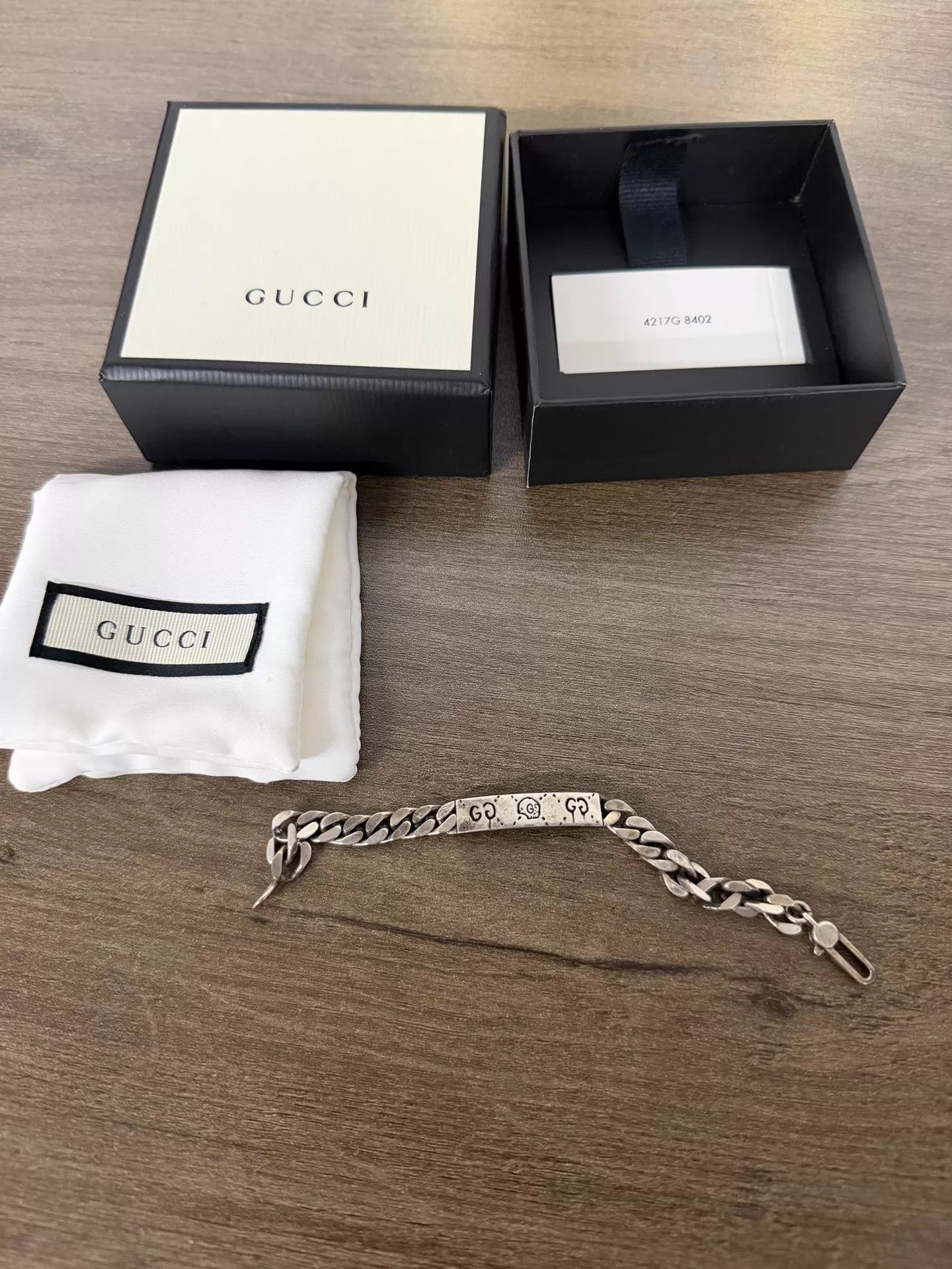 Gucci Gucci Pixie Skull Cuban Link Couple Bracelet Unworn Size ONE SIZE - 1 Thumbnail