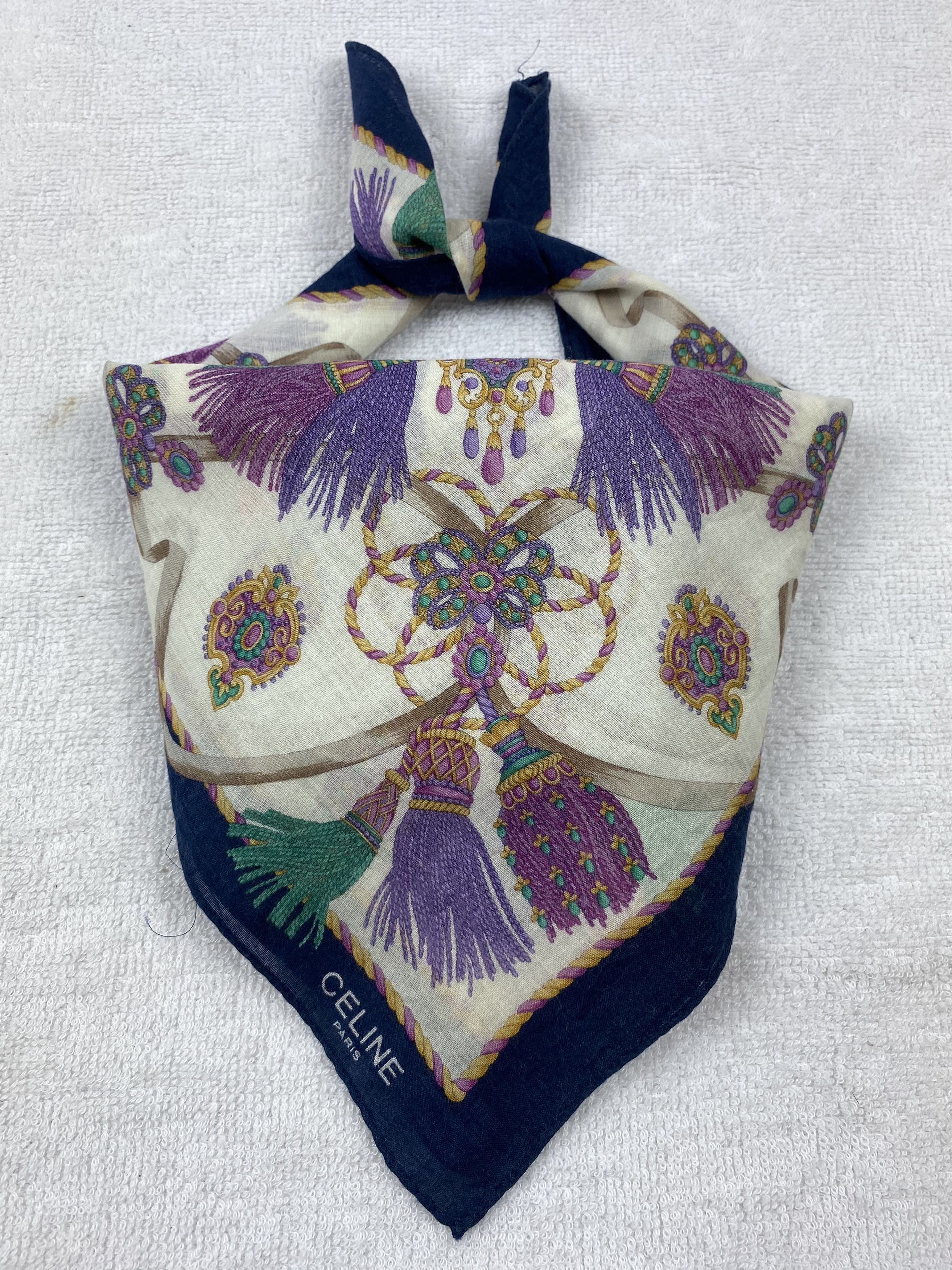 Celine Celine Handkerchief / Bandana / Neckerchief Size ONE SIZE - 2 Thumbnail