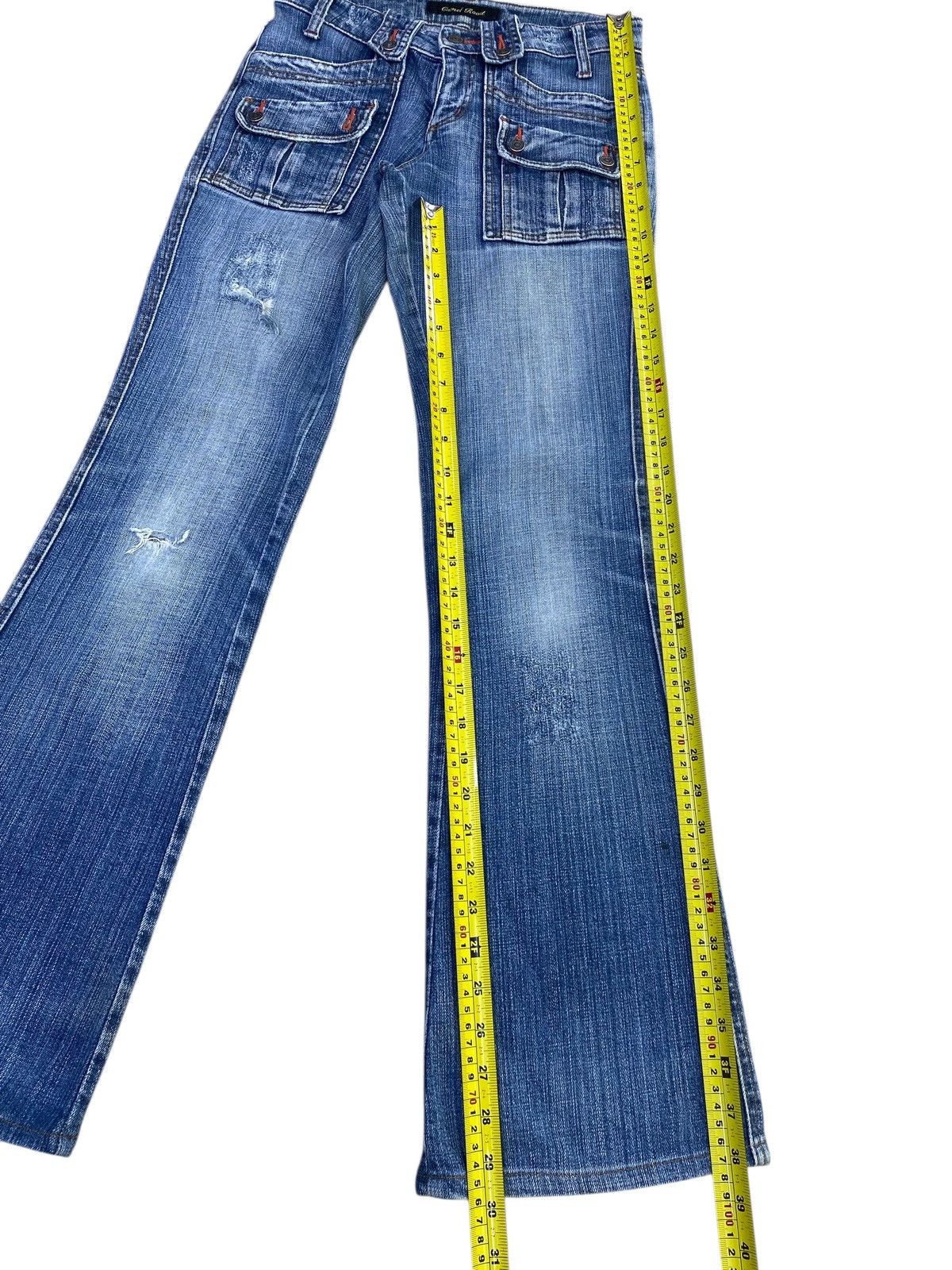 Japanese Brand Camel Road Light Blue Wash Style Flare Jeans Size US 28 / EU 44 - 8 Thumbnail