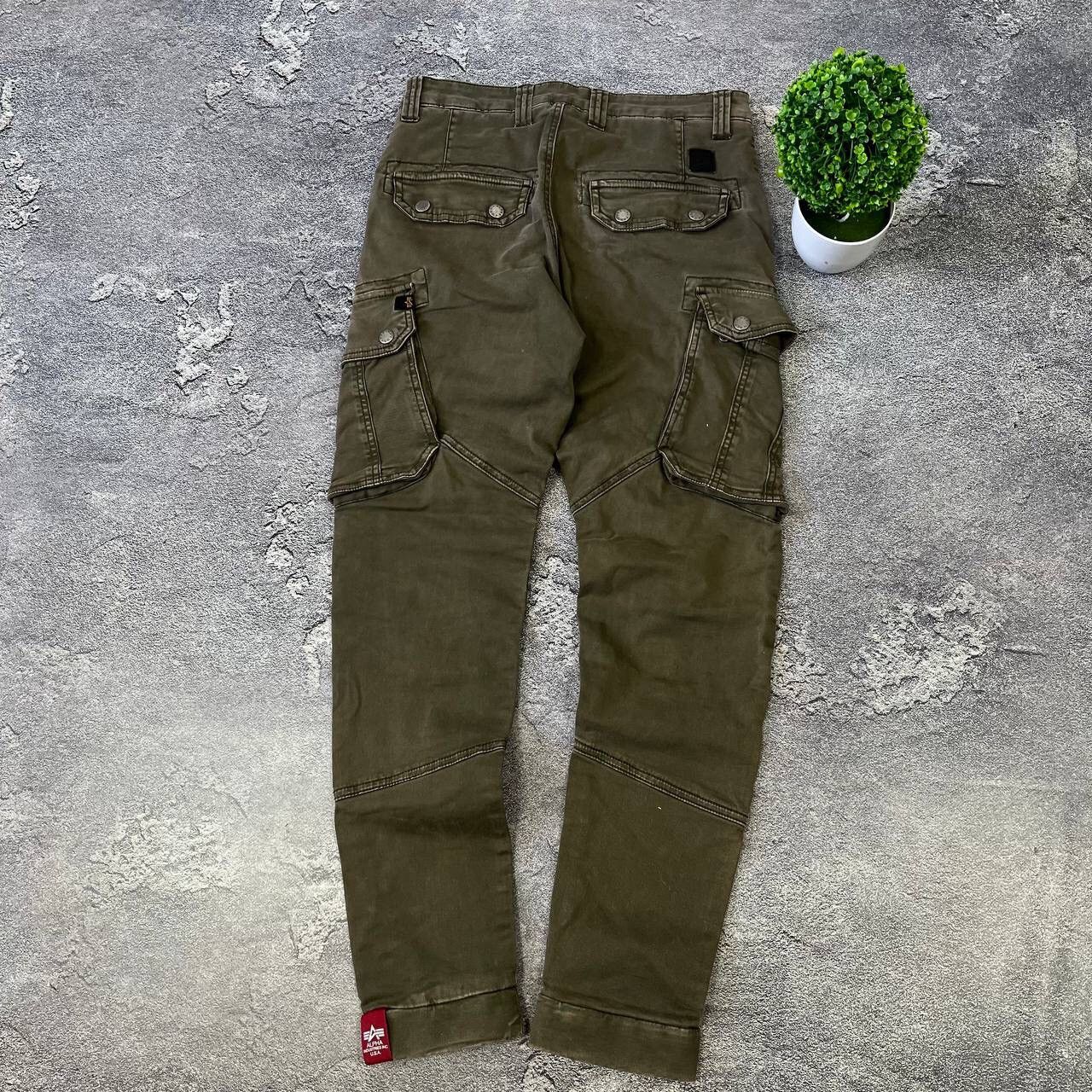 Vintage alpha industries usa military cargo combat pants Mens Size US 29 - 9 Thumbnail