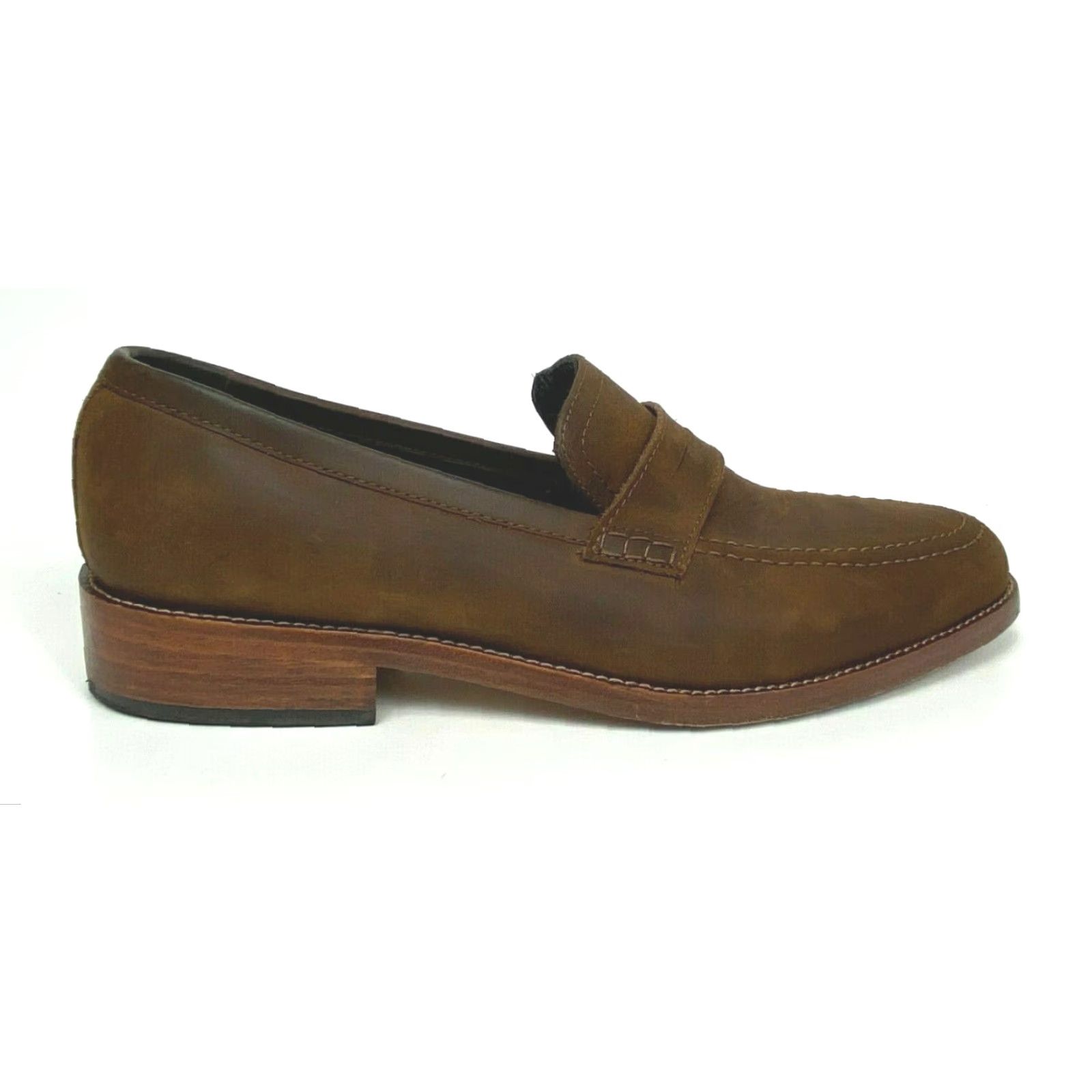 Nisolo Nisolo Men's Chamberlain Penny Loafers Slip On Leather Brown 9 Dress Shoes Mens Shoes Size US 9 / EU 42 - 5 Thumbnail