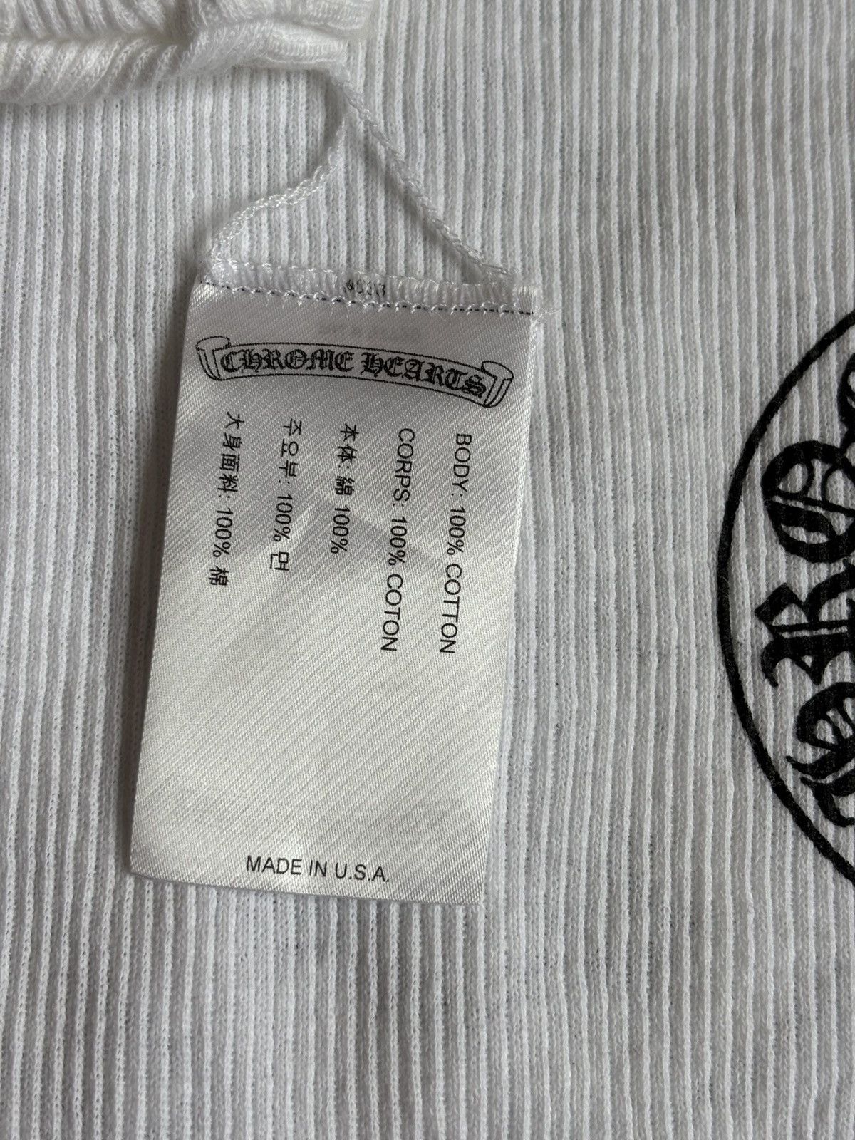Chrome Hearts Chrome Hearts White Horseshoe Tank Top Size US XL / EU 56 / 4 - 5 Thumbnail