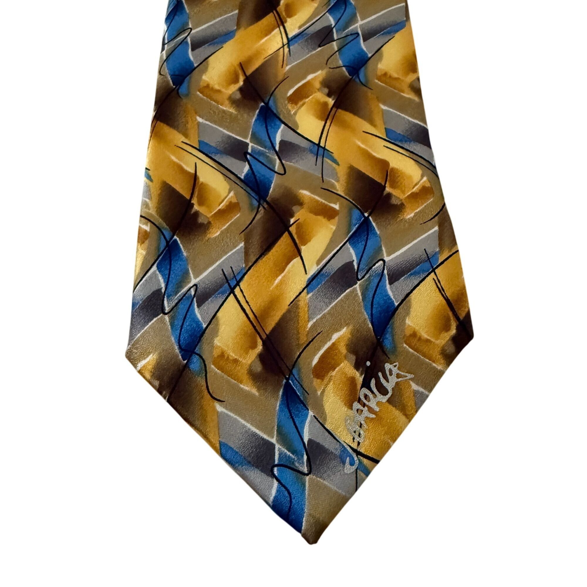 Other J. Garcia Carousel Collectors Edition Silk Tie Abstract Blue Size ONE SIZE - 1 Thumbnail
