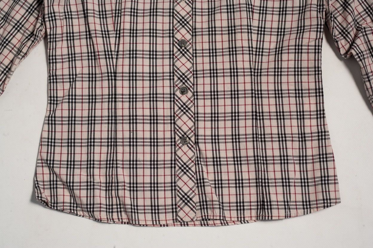 Burberry Burberry Blue Label Vintage Nova Check Buttons Shirt Size XS / US 0-2 / IT 36-38 - 4 Thumbnail