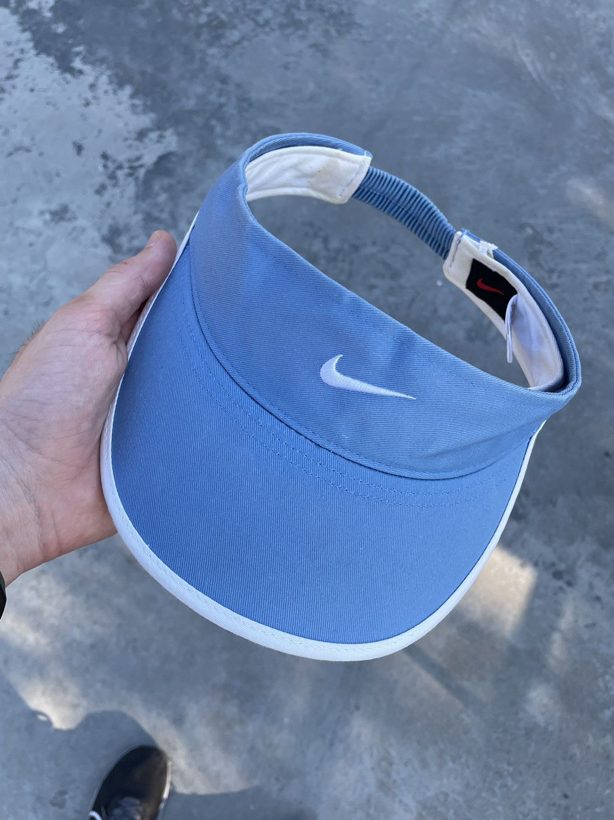 Nike × Vintage 90s Nike Vintage Hat Tennis Cap Y2K Big Logo USA Embroidered Size ONE SIZE - 2 Thumbnail