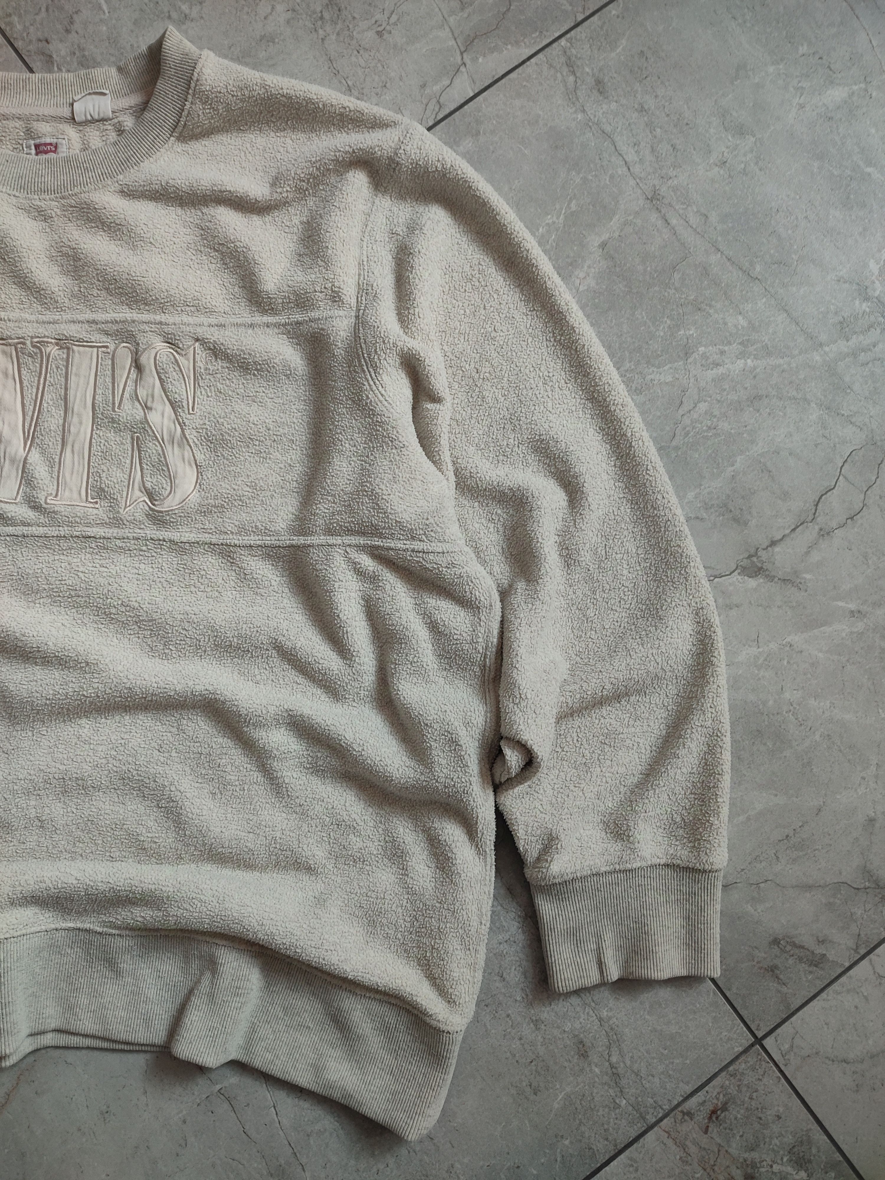 Levi's Vintage Men's teddy sweatshirt Levi's Relaxed pullover Size US XL / EU 56 / 4 - 2 Thumbnail