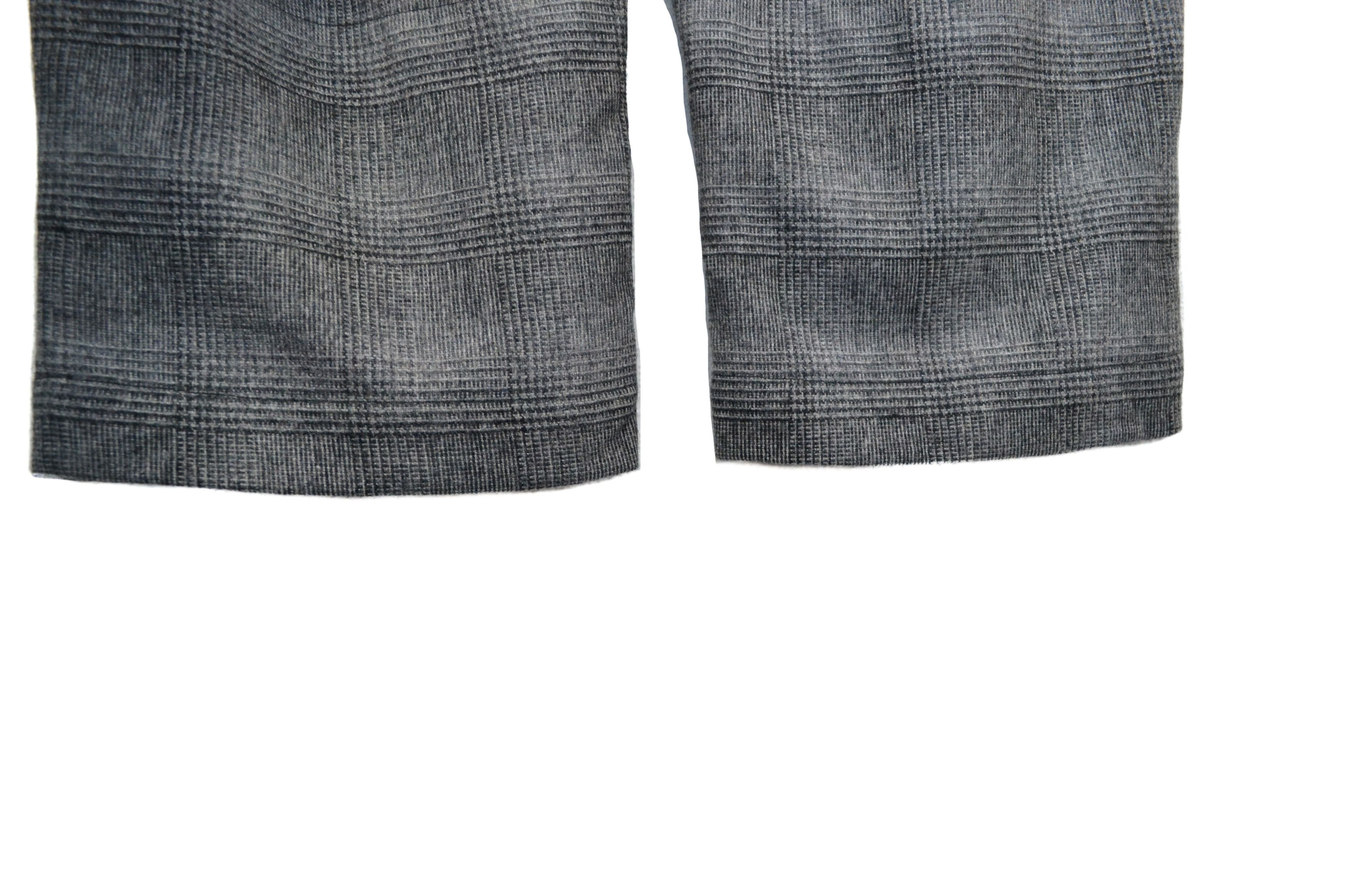 Sarah Pacini Sarah Pacini Y2K Wool Cotton Check Plaid Gray Pants Size 1 Size 24" / US 00 / IT 34 - 5 Thumbnail