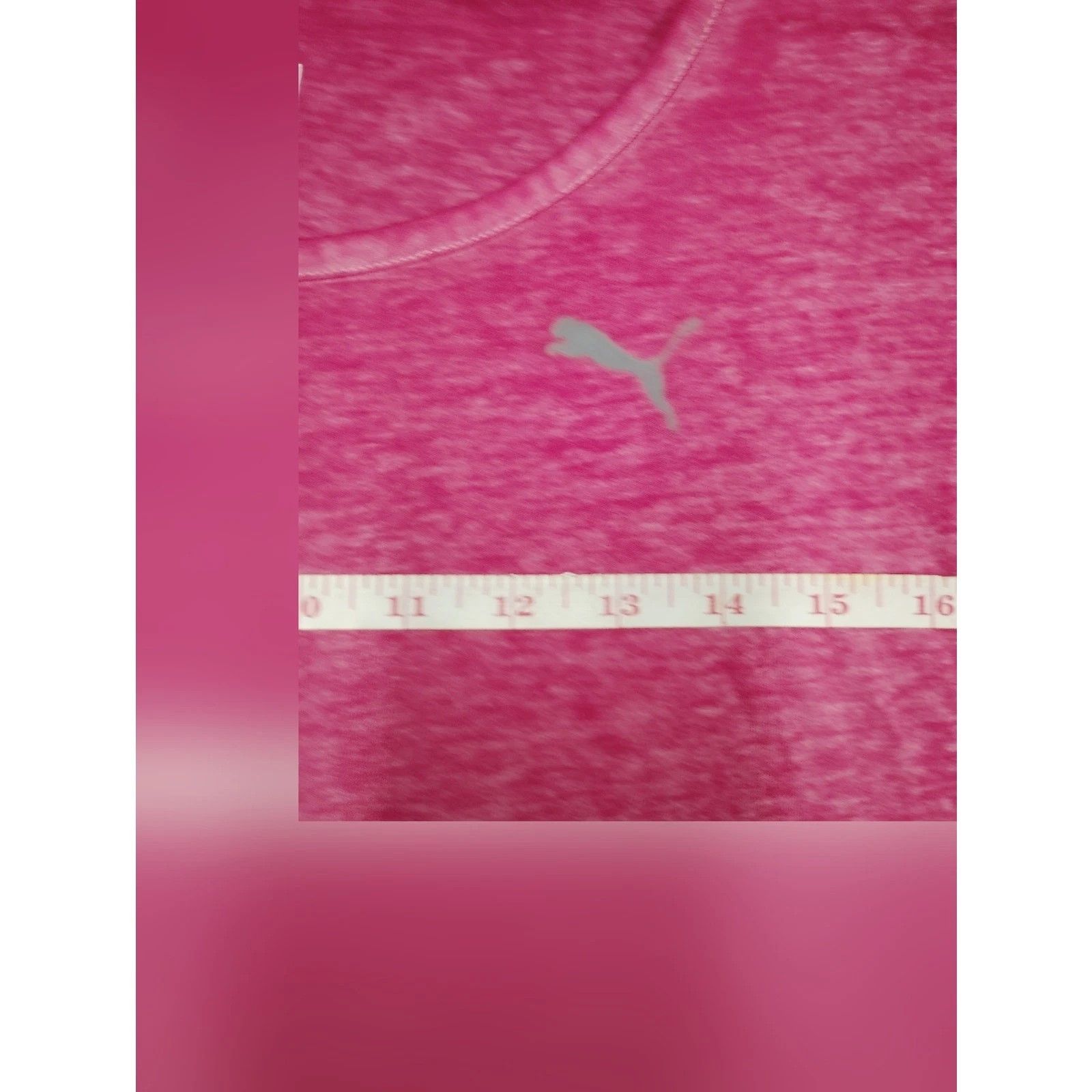 Puma Puma Women's Heather Pink Short Sleeve Scoop Neck Tee Size XS / US 0-2 / IT 36-38 - 5 Thumbnail