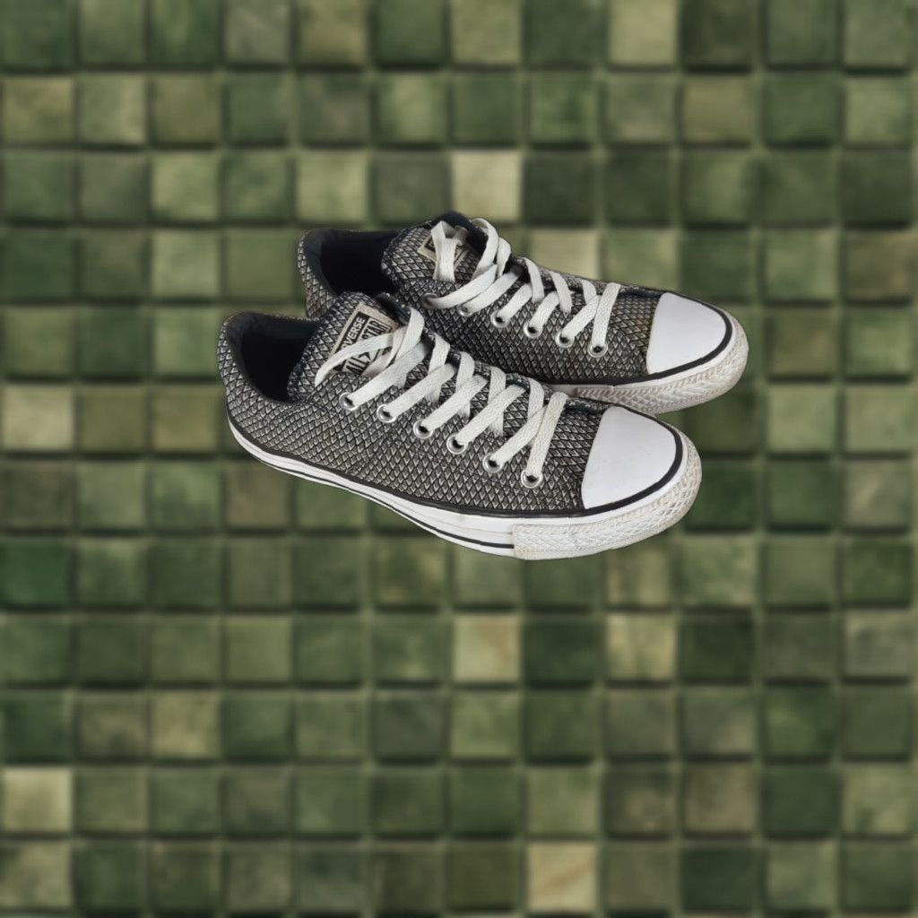 Converse Converse All Star Madison Ox Sneakers Womens 8 Black White Geometric Synthetic Lace-Up Low Top Multicolor Pattern 556831F Size US 8 / IT 38 - 1 Thumbnail