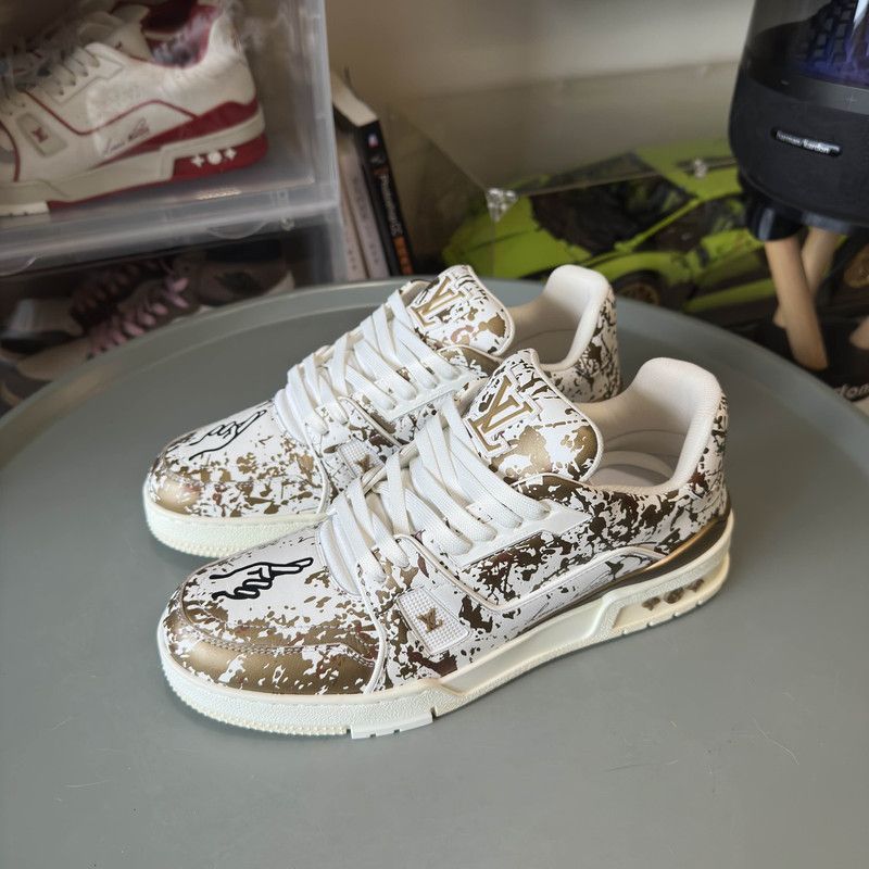 Louis Vuitton LEE QUIÑONES x LOUIS VUITTON Art Sneakers 0079 Size US 8 / EU 41 - 1 Thumbnail