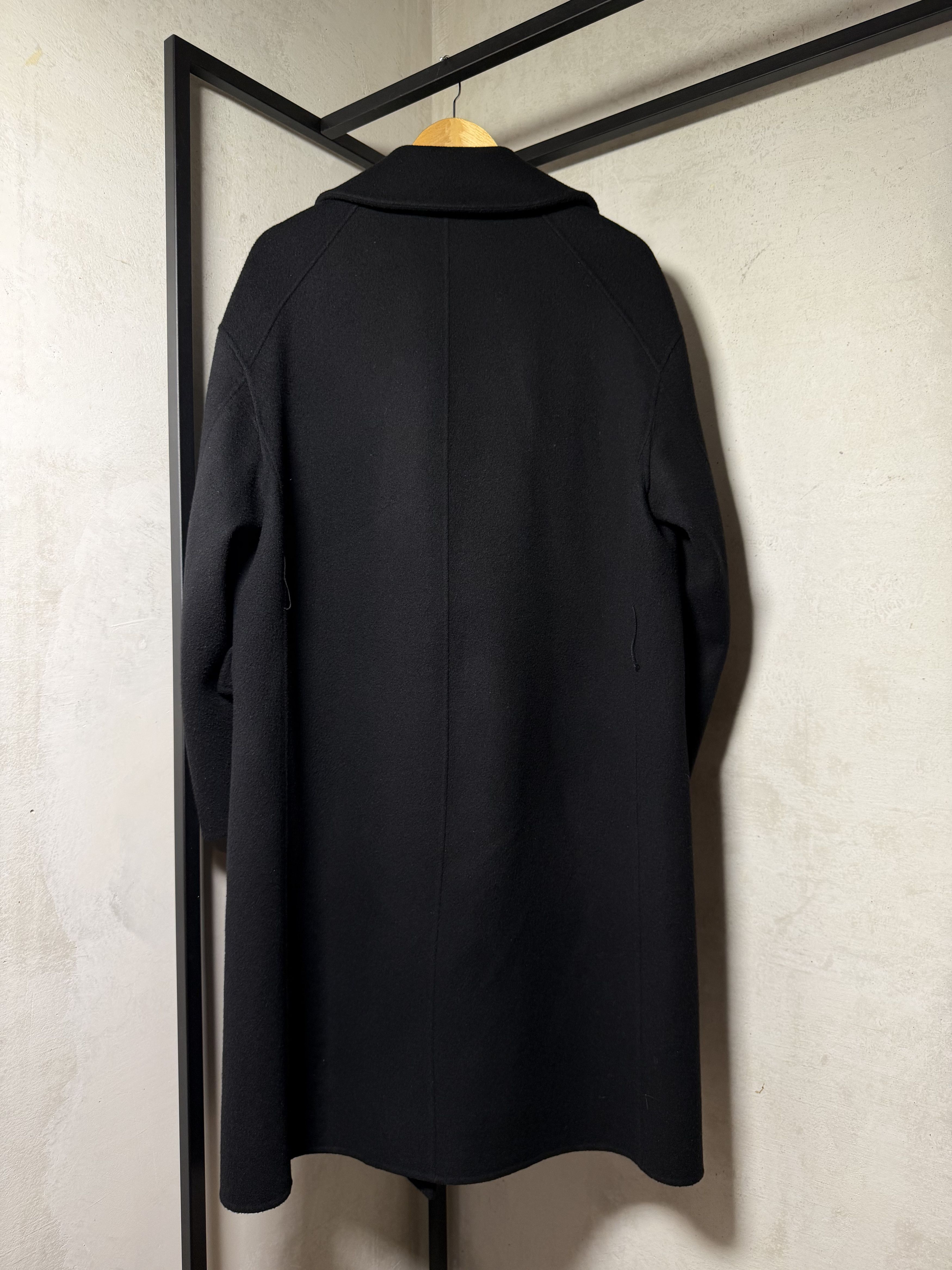 Juun.J Juun.J Black Wool Double-Breasted Coat Size S / US 4 / IT 40 - 10 Thumbnail