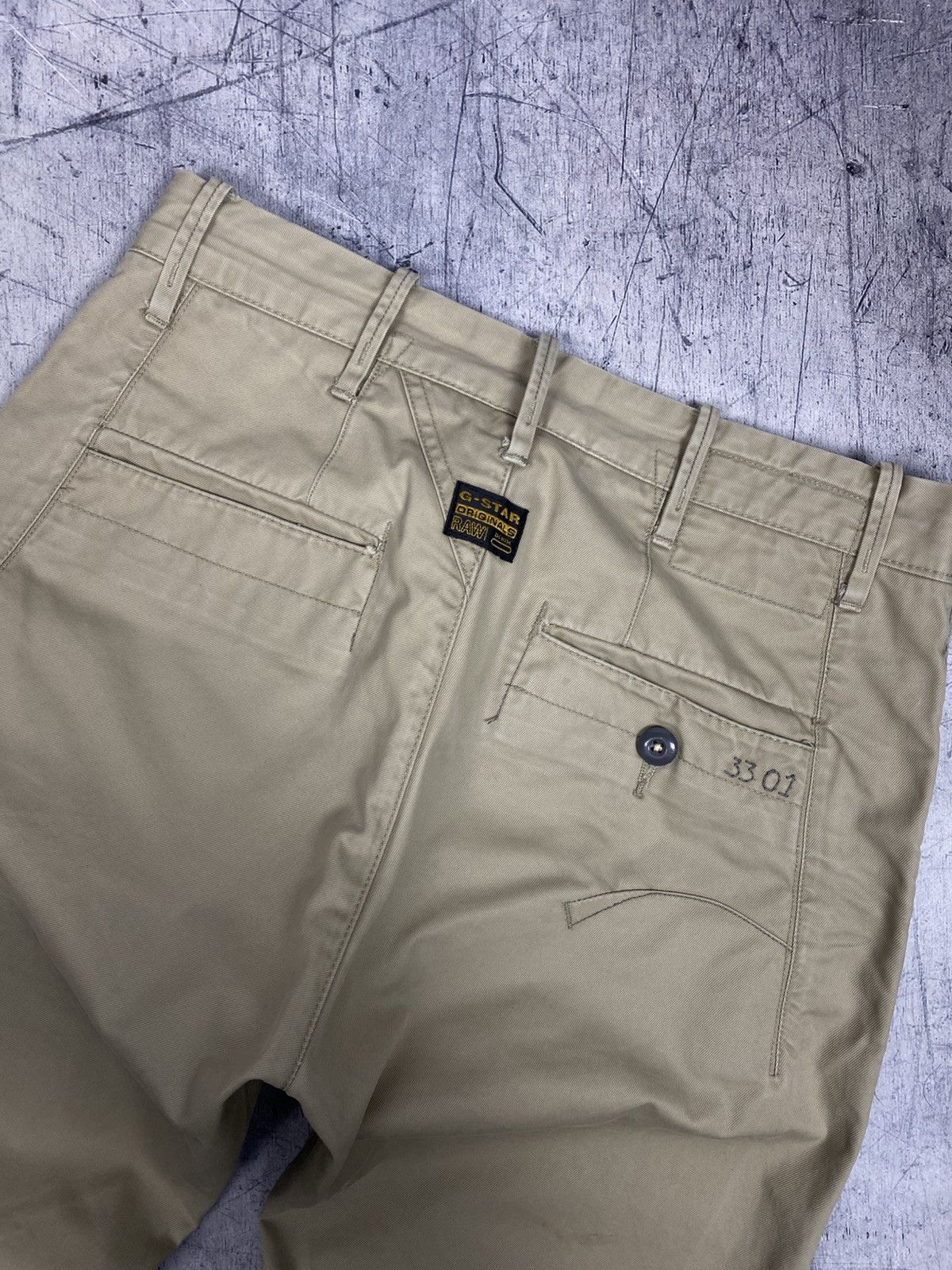 G-Star G-Star Raw Bronson Chino Straight Beige Chinos W30 L32 Size US 30 / EU 46 - 6 Thumbnail