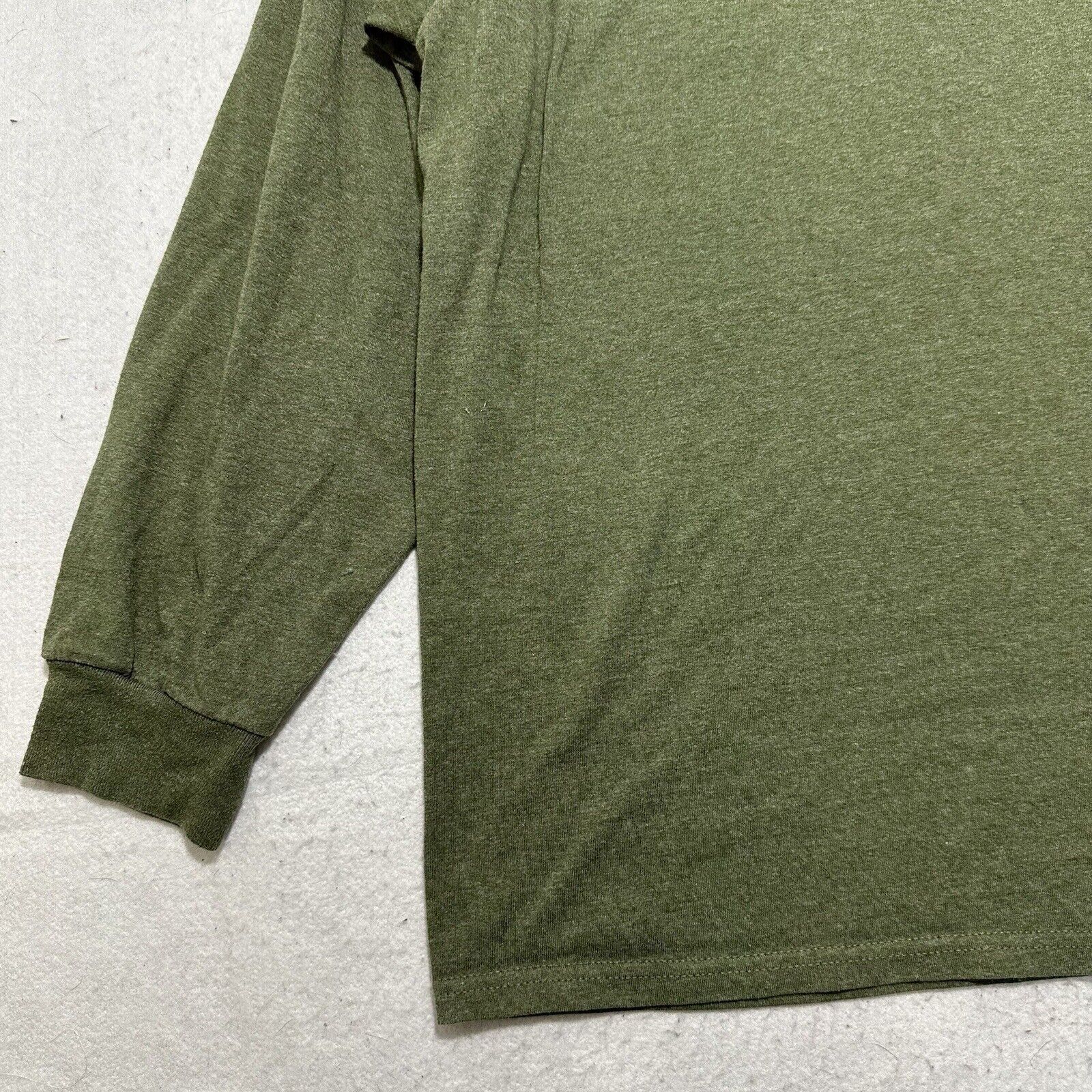 Fruit Of The Loom Fruit of the Loom XXL Olive Green Crewneck Pullover T Shirt Size US XXL / EU 58 / 5 - 6 Thumbnail