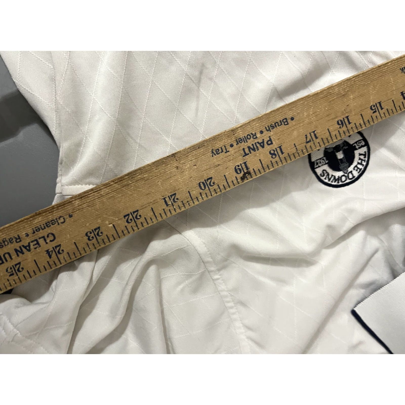 Tommy Hilfiger VINTAGE Tommy Hilfiger Polo Shirt Mens L White Solid Short Sleeve Down Performance Golf New York Downs Mens Size US L / EU 52-54 / 3 - 6 Thumbnail