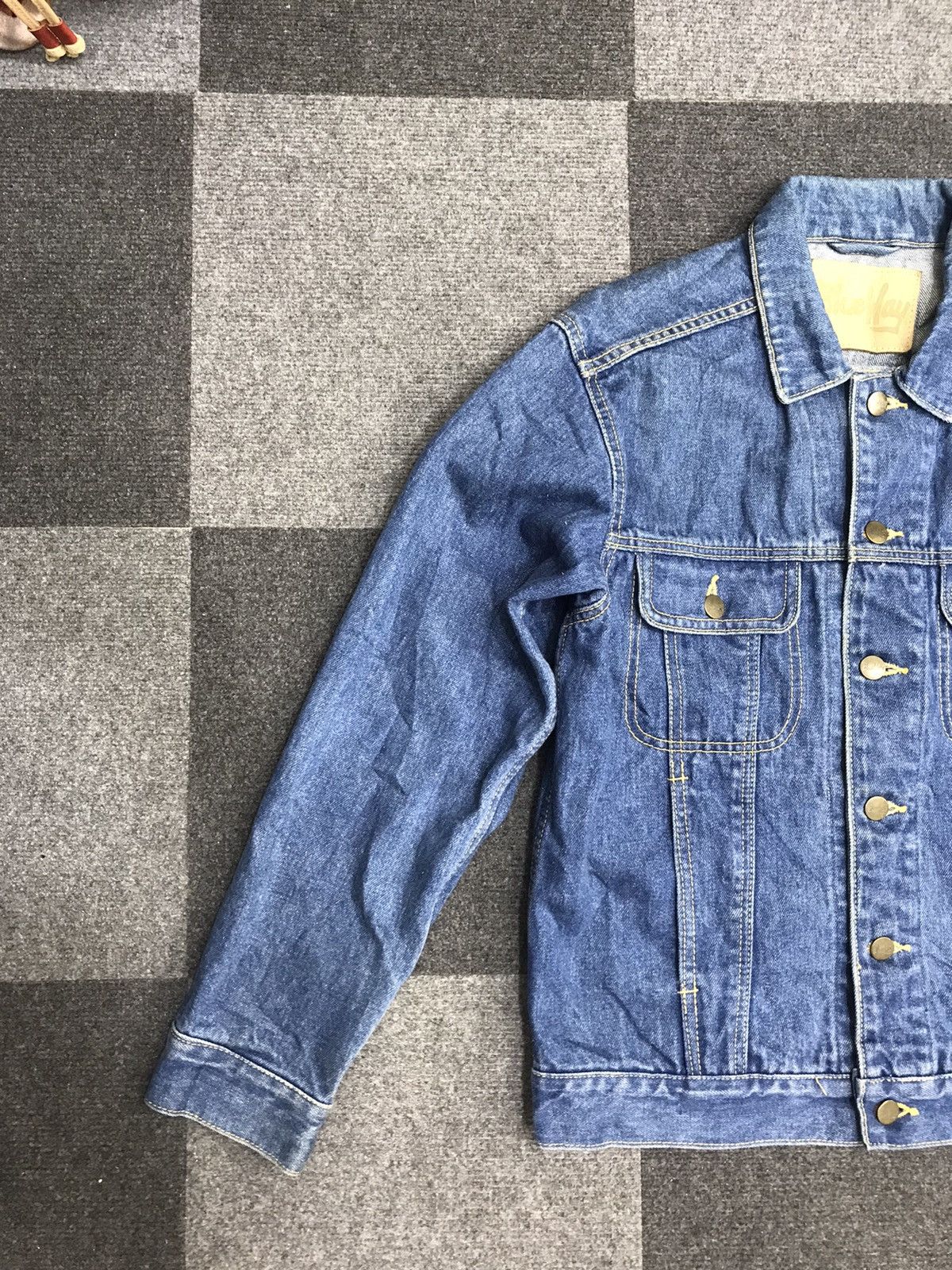 Japanese Brand BLUE WAY Medium Wash Trucker Jacket Size US M / EU 48-50 / 2 - 5 Thumbnail